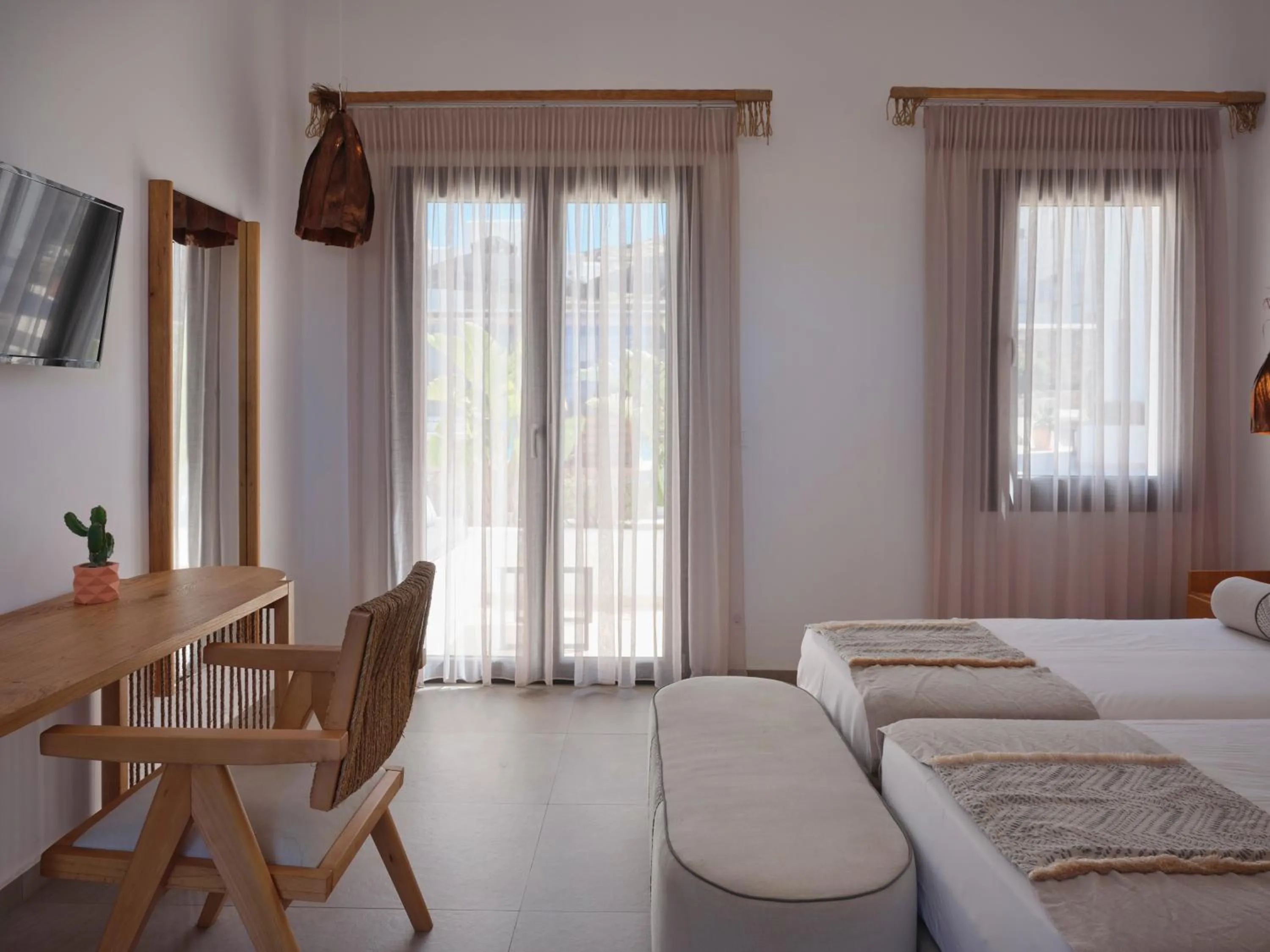 Bed in Le Palme Mykonos