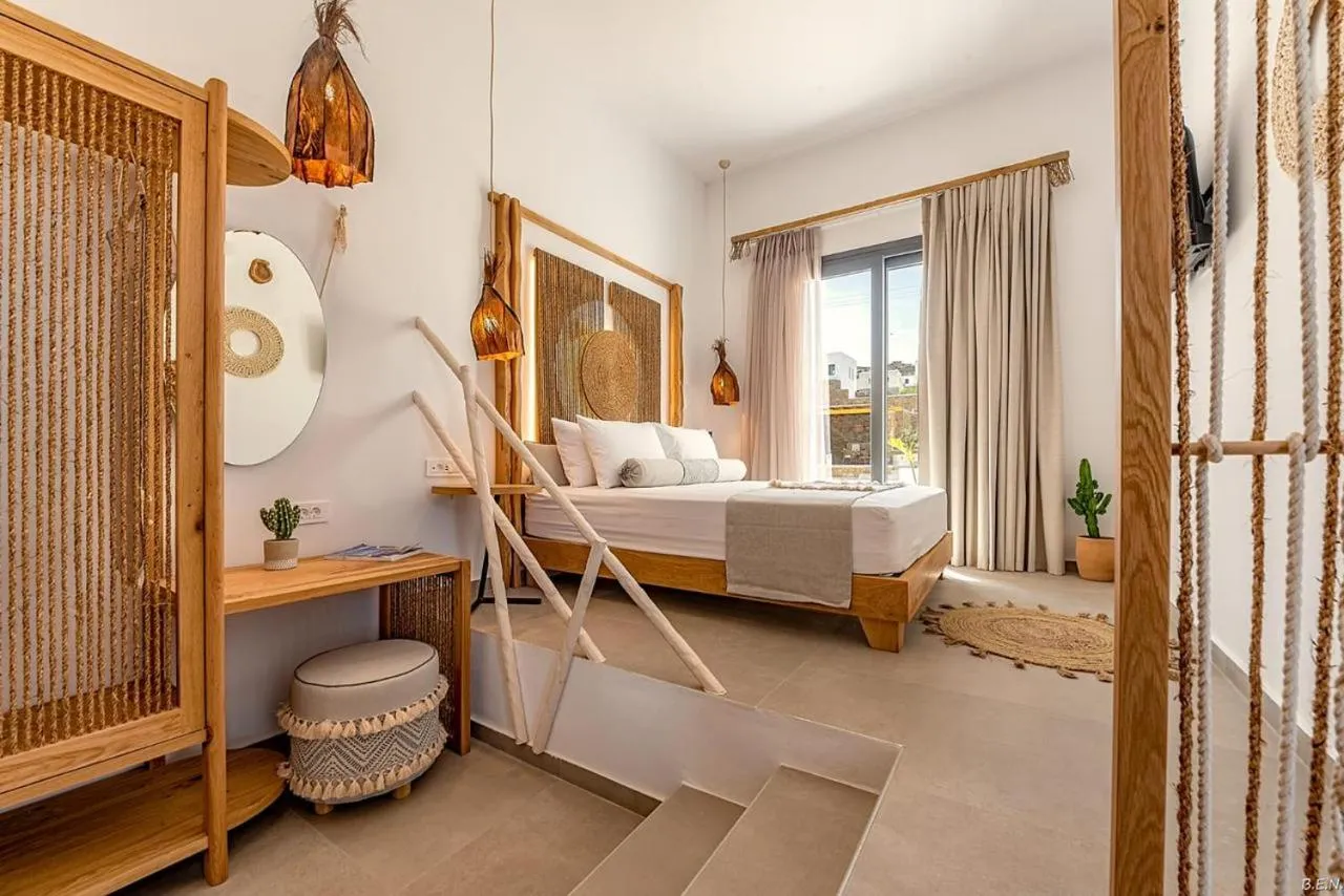 Bed in Le Palme Mykonos