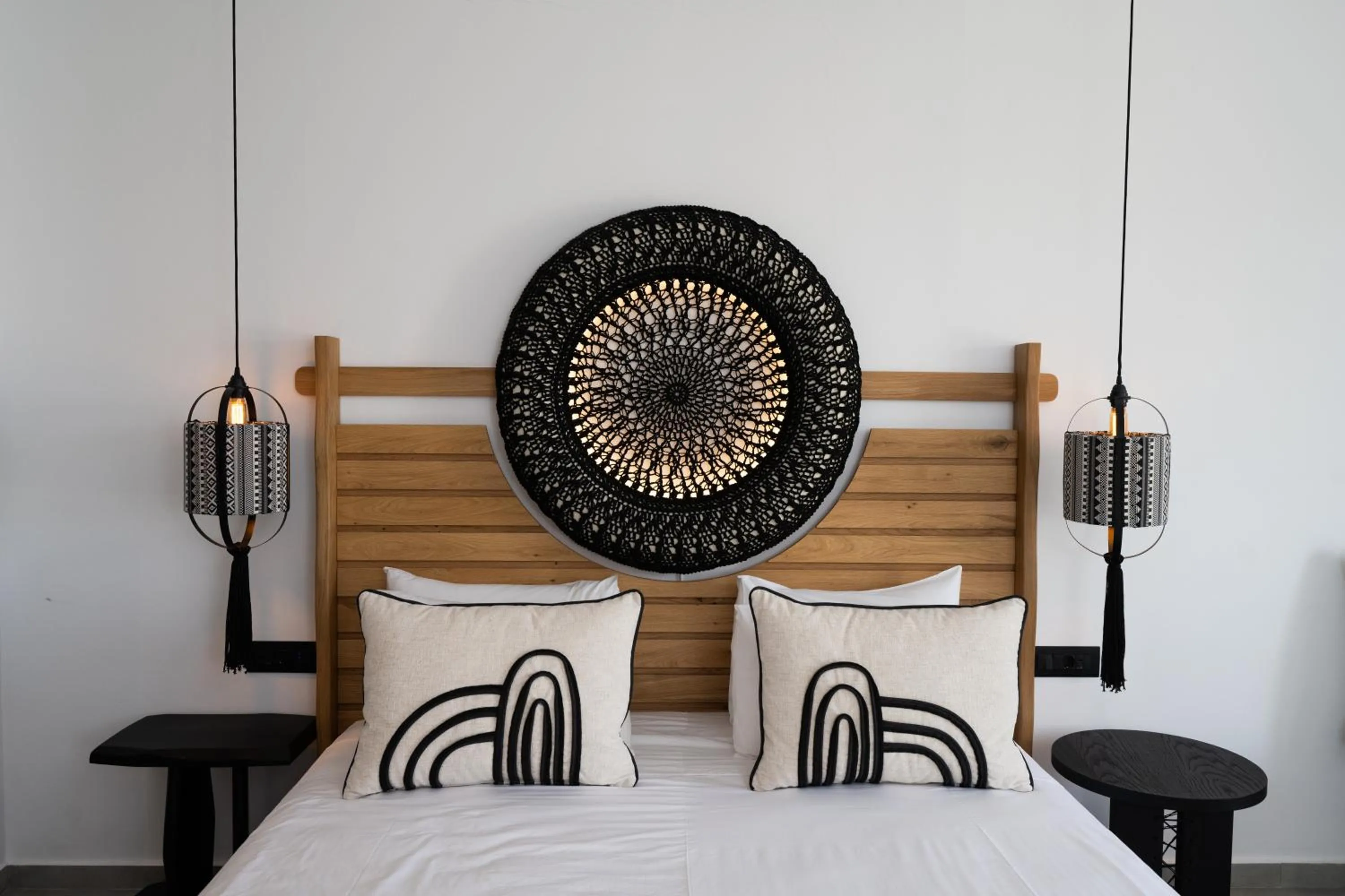 Bed in Le Palme Mykonos