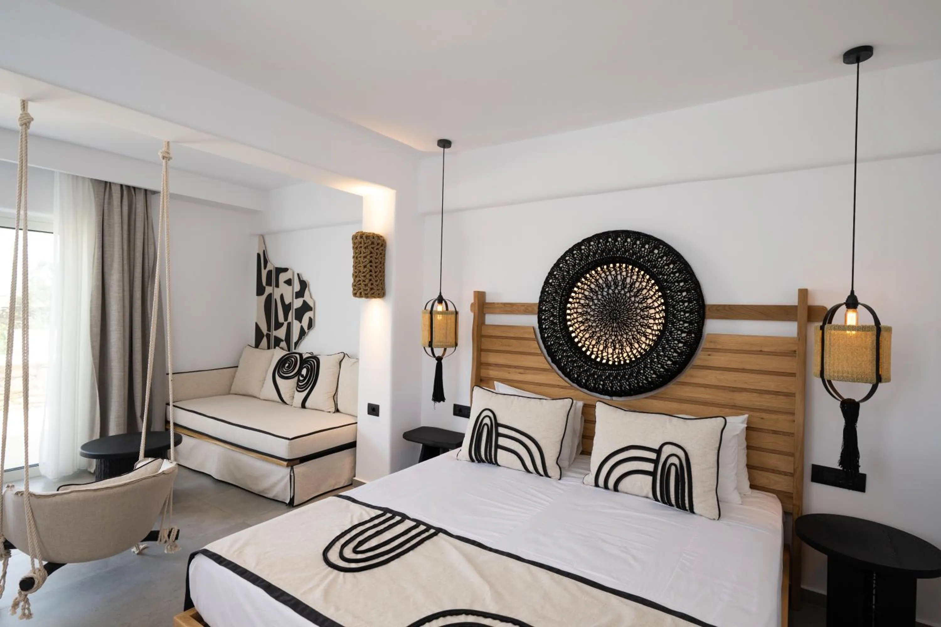 Bed in Le Palme Mykonos