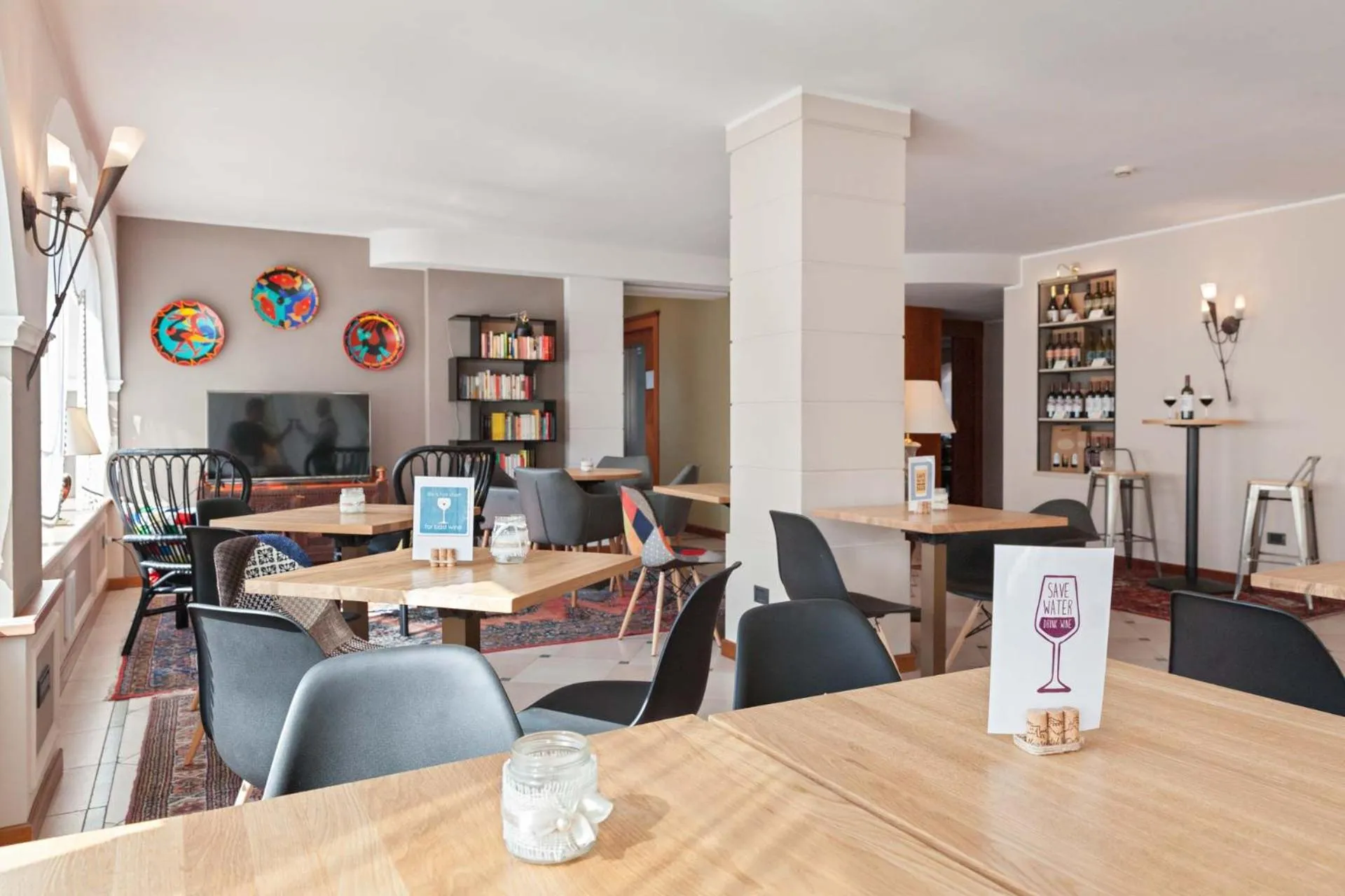 Lounge or bar in Hotel Leon d'Oro