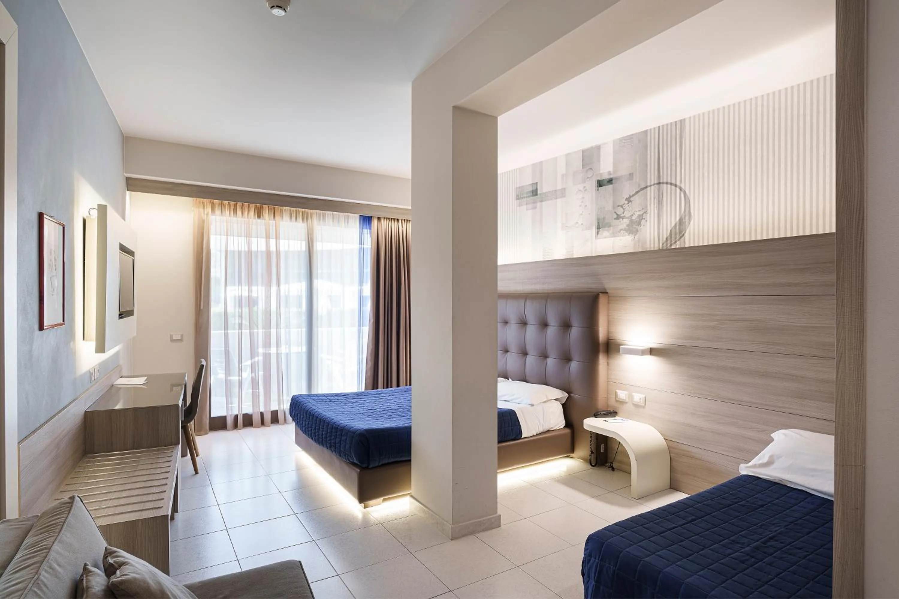 Bed in President Park Hotel