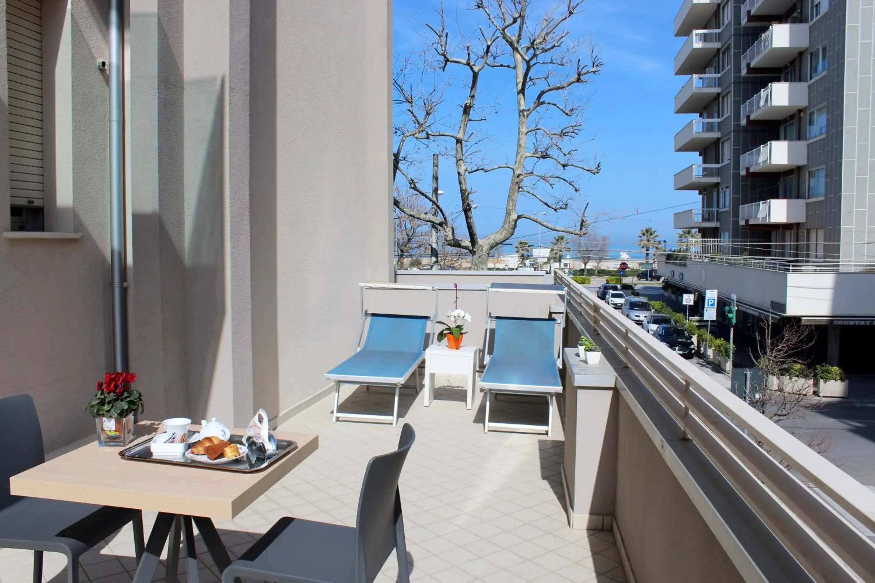 Double Room with Terrace in Hotel Fedora Rimini Double Room with Terrace in Hotel Fedora Rimini