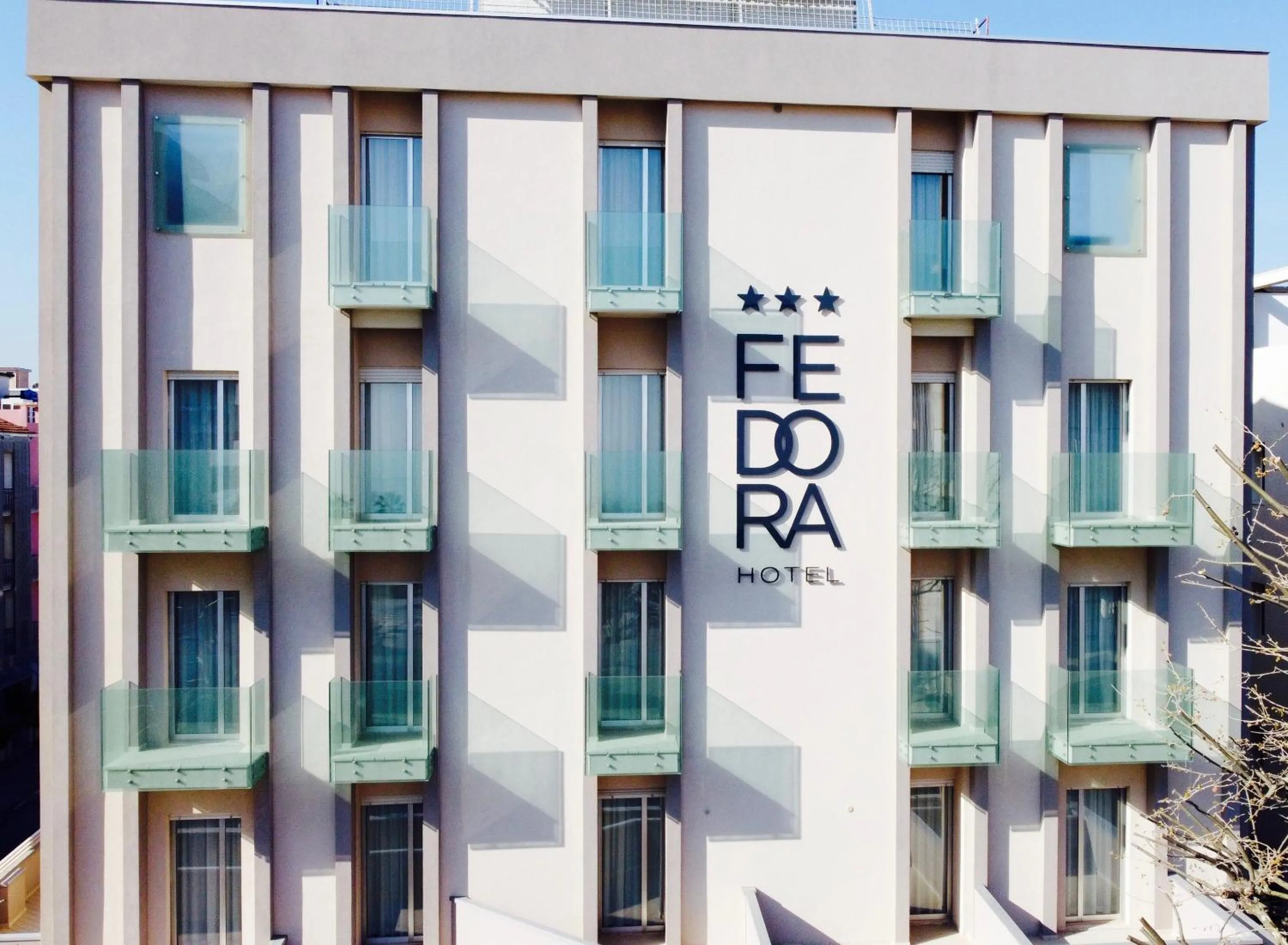 Property building in Hotel Fedora Rimini