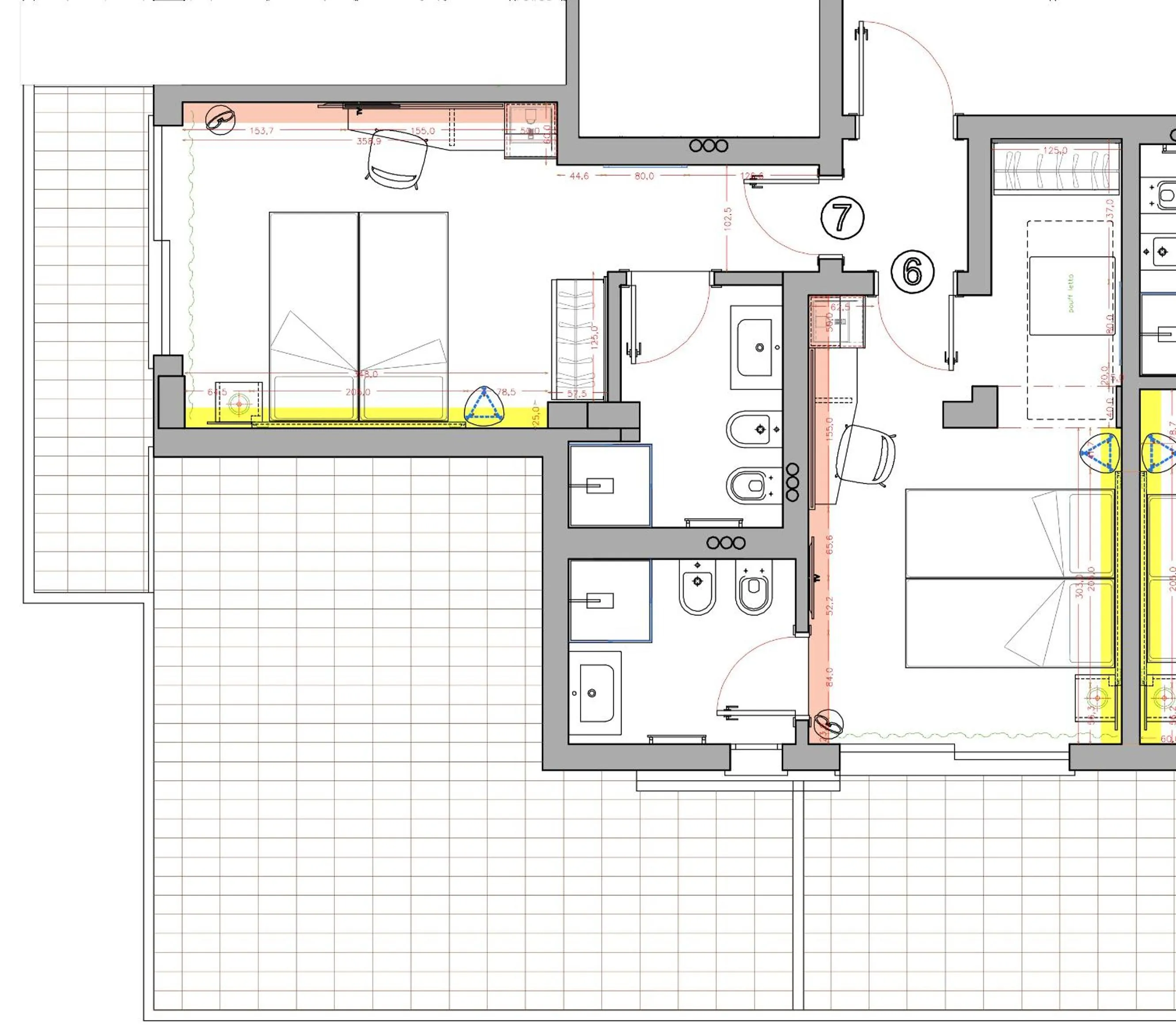 Floor plan in Alla Pergola