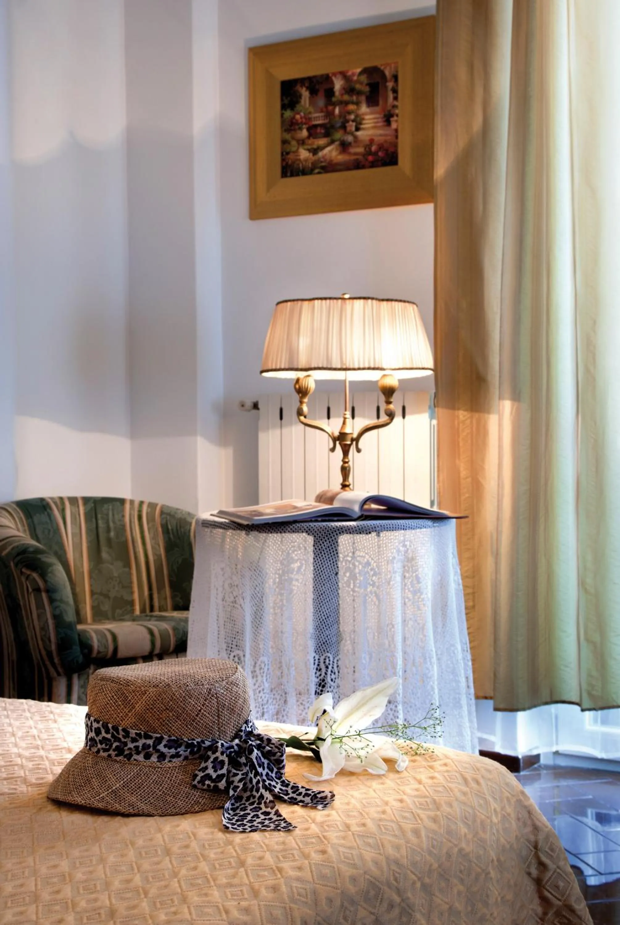 Bed in Hotel Reginella