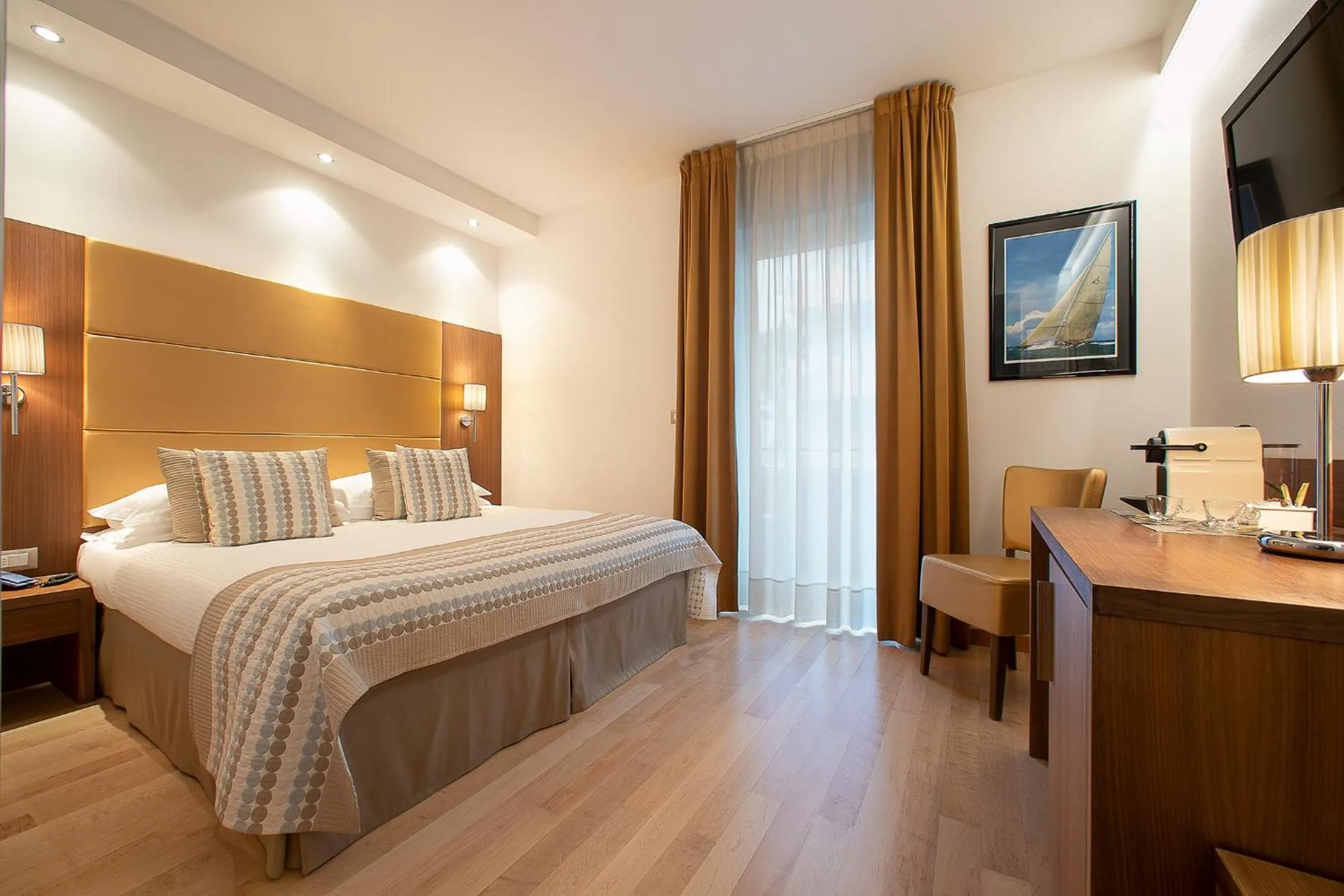 Bed in Hotel Daniele