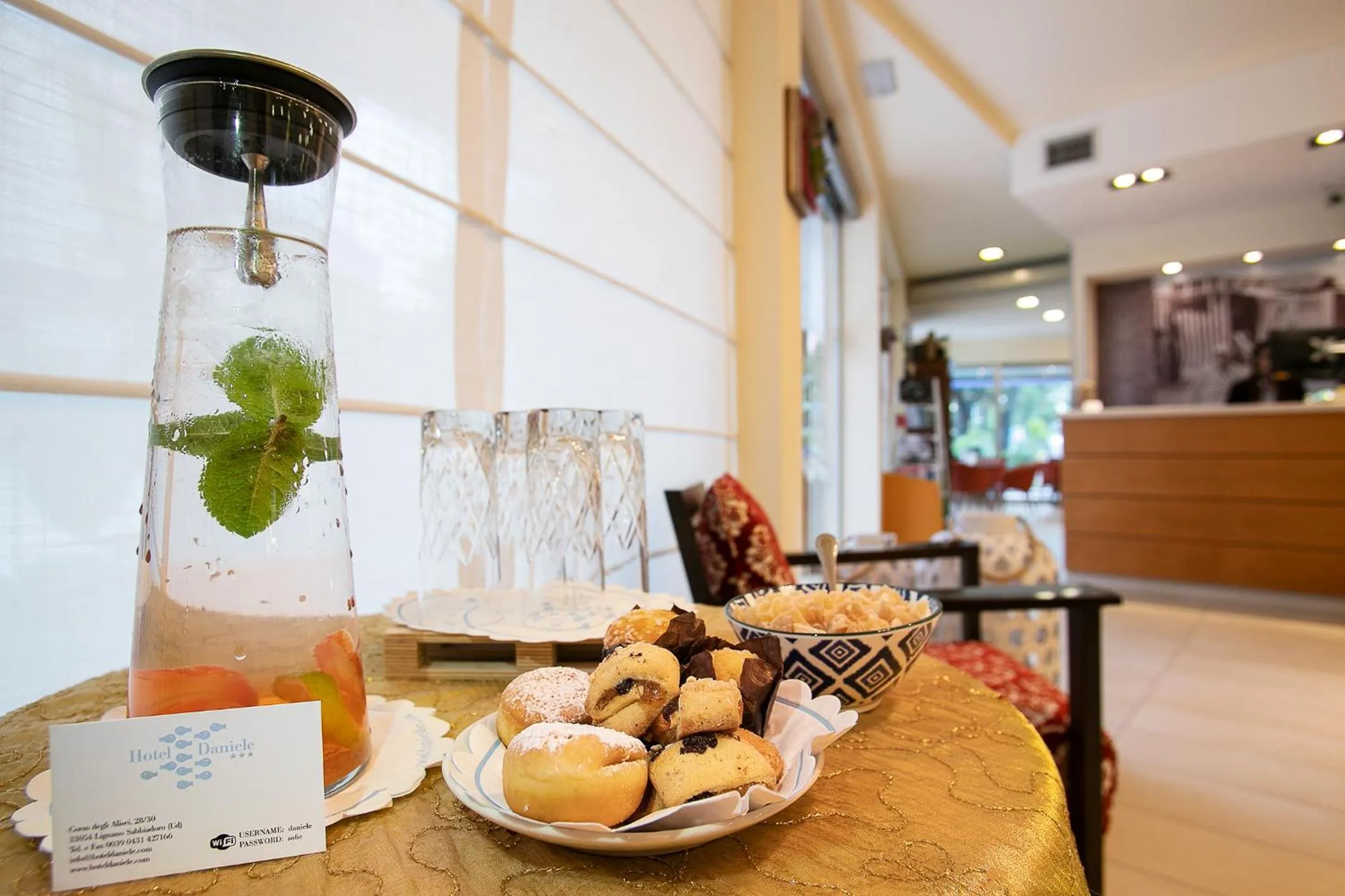 Area and facilities in Hotel Daniele