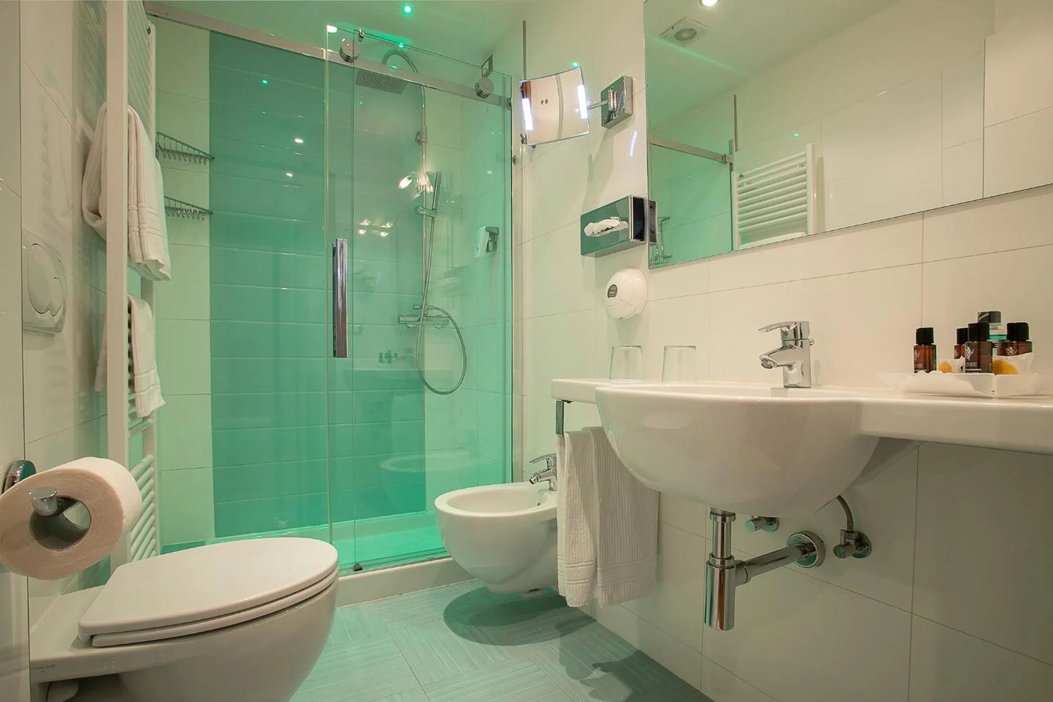 Shower in Hotel Daniele