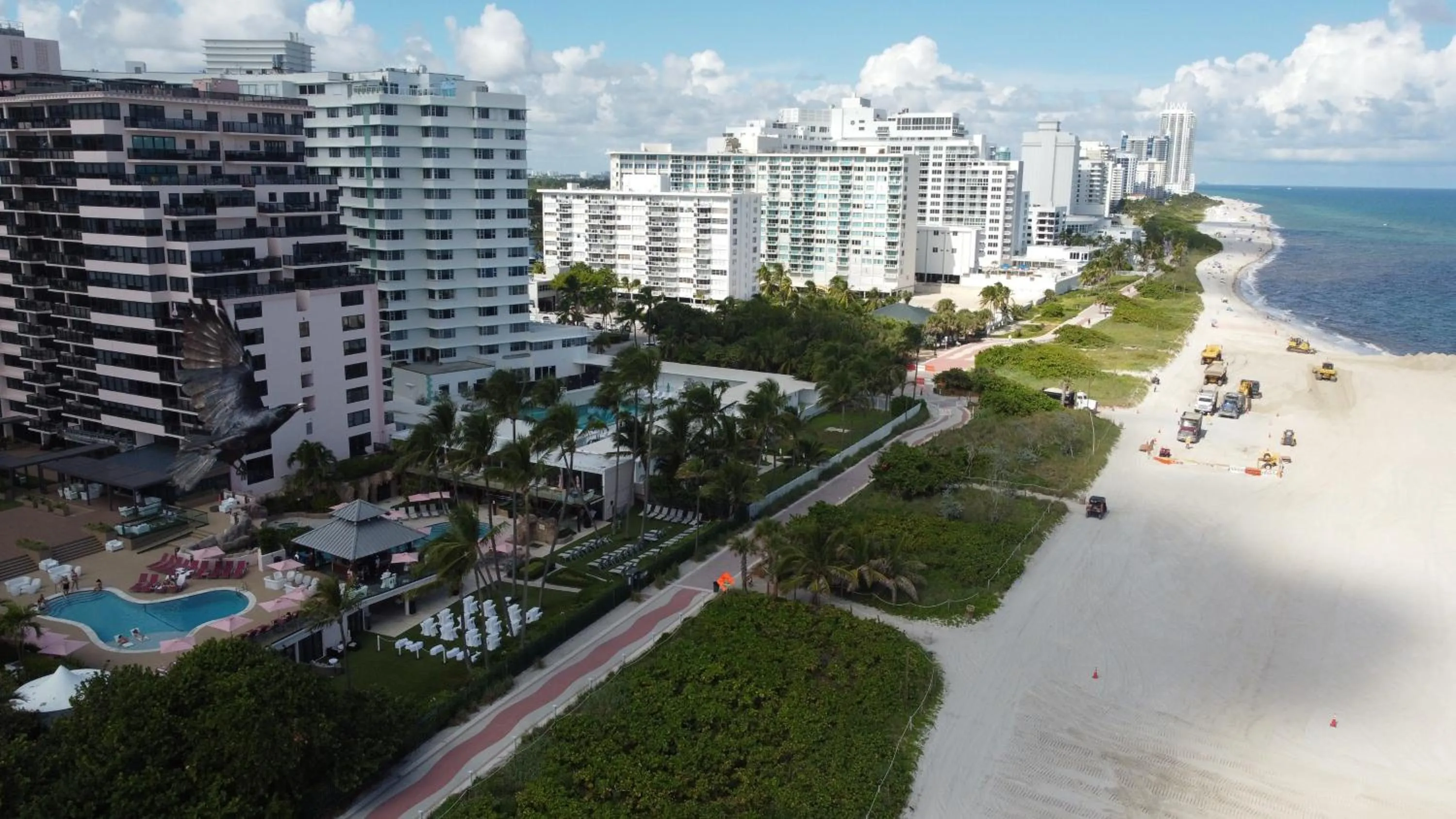 Beach in Deluxe Apartments by South Florida Vacations