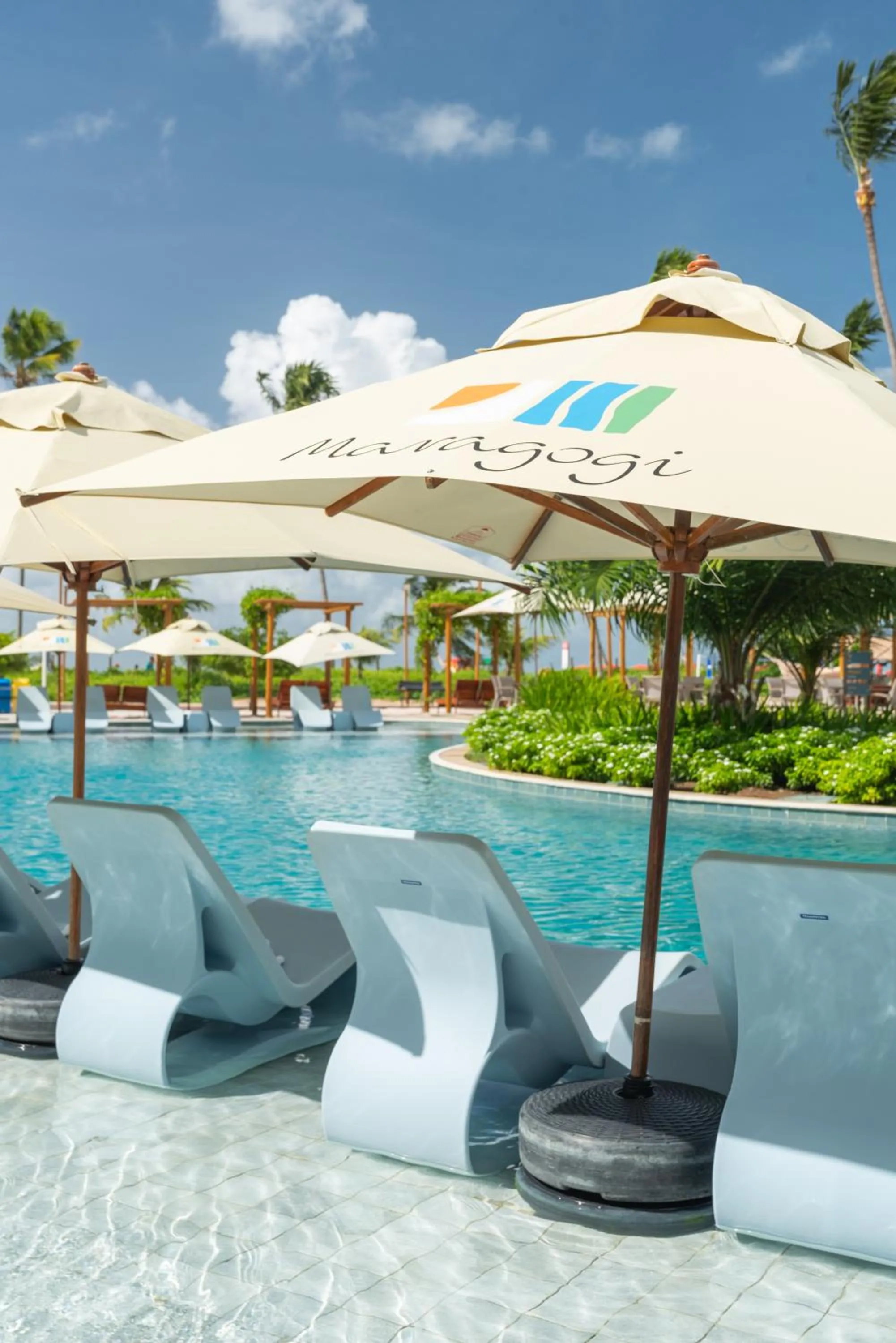 Pool view in Maragogi Brisa Exclusive Hotel