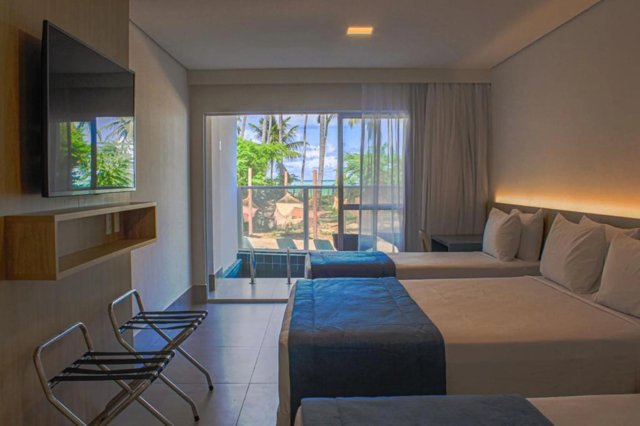 View (from property/room), Bed in Maragogi Brisa Exclusive Hotel