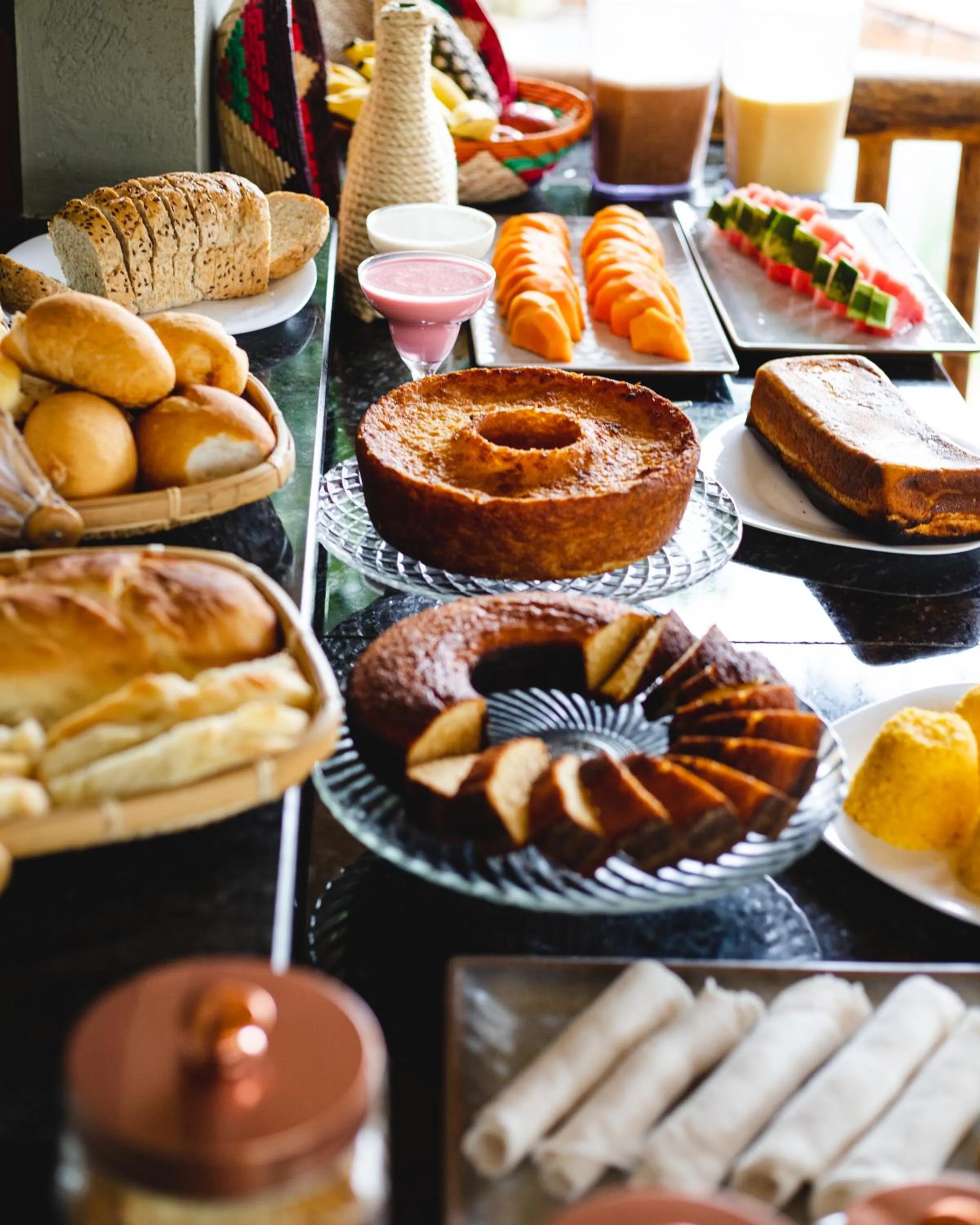 Breakfast in UNKUÉ POUSADA FLATS