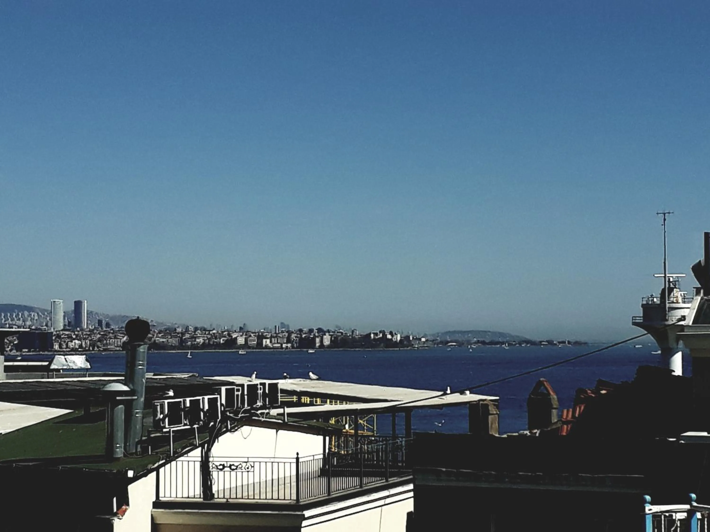 Sea view in blue sail hotel