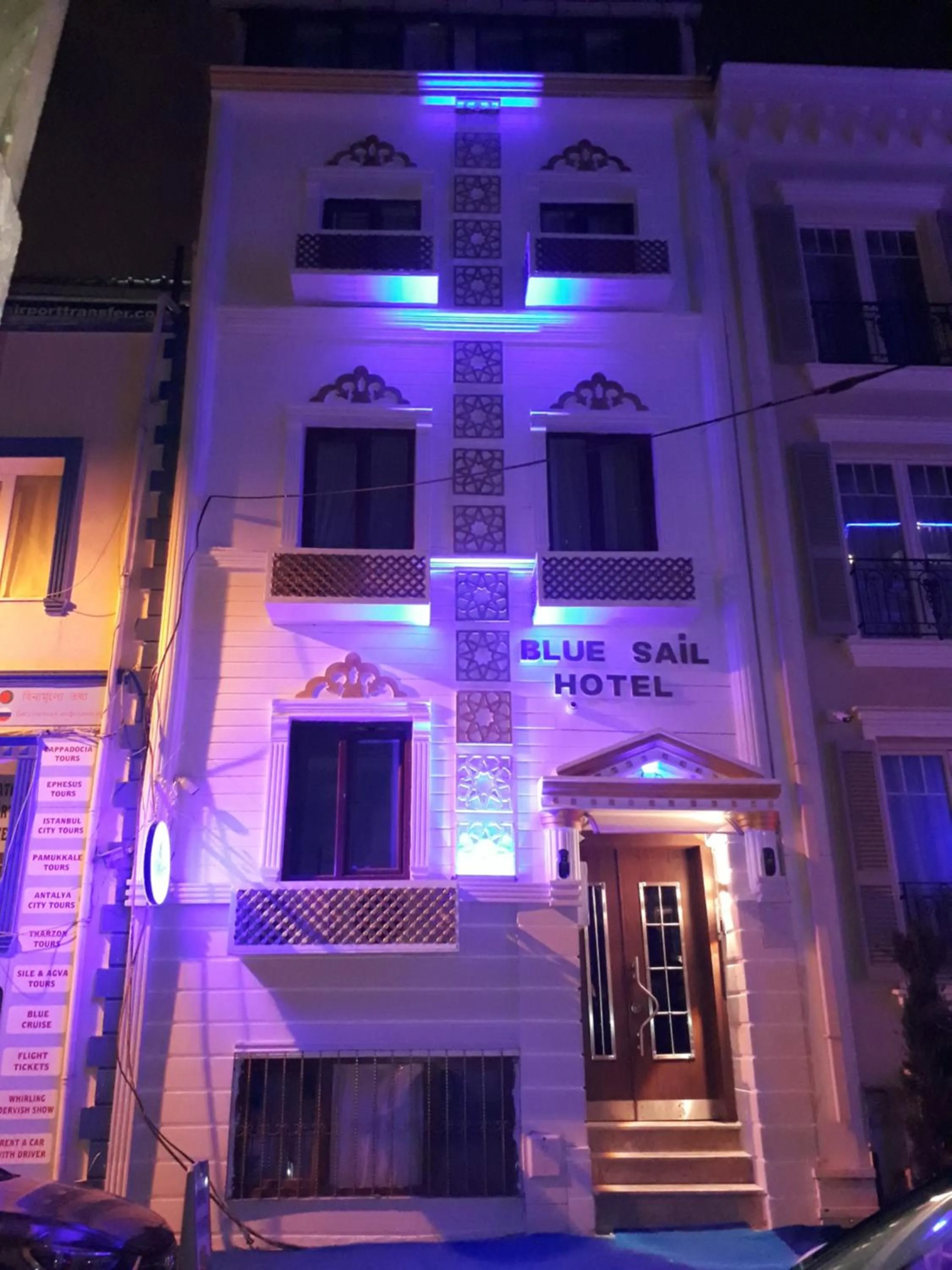 Property Building in blue sail hotel