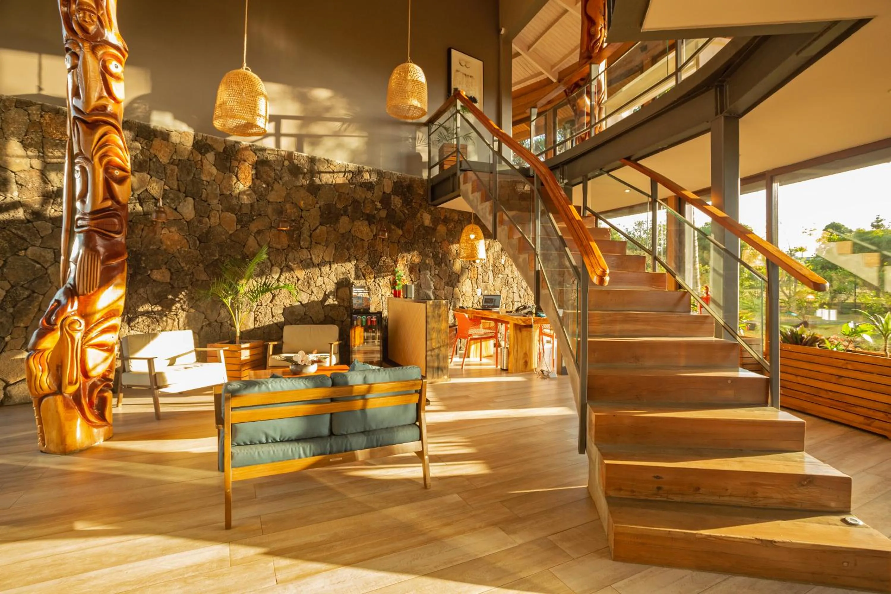 Living room in Hotel Ohana Rapa Nui