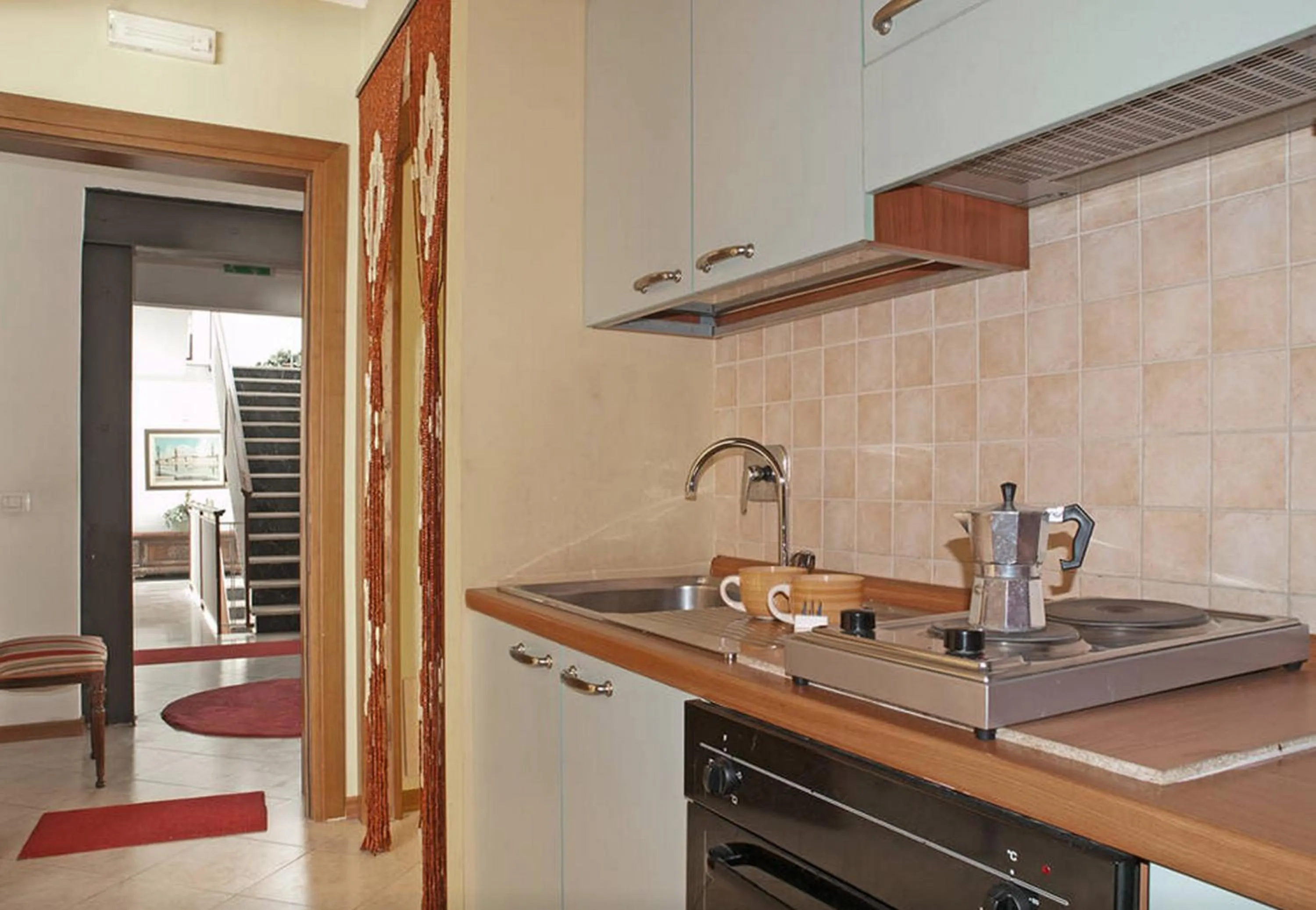 Kitchen or kitchenette in Argentiere Room Apartments