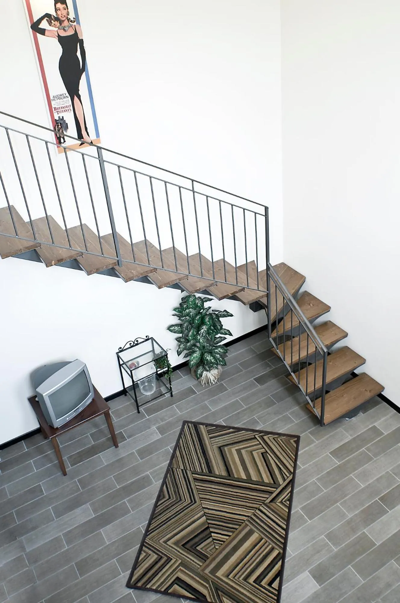 Living room in Argentiere Room Apartments