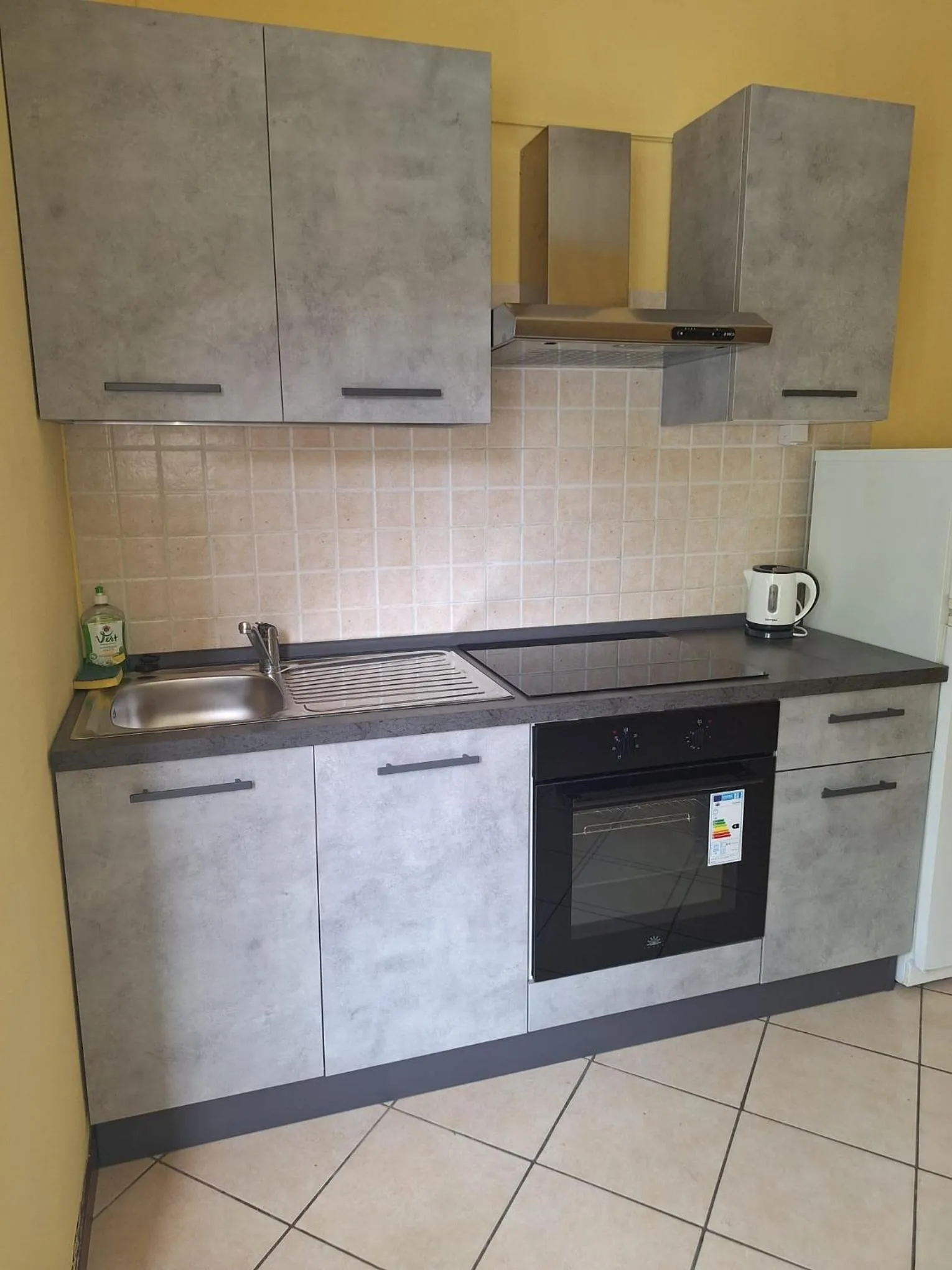 kitchen in Argentiere Room Apartments