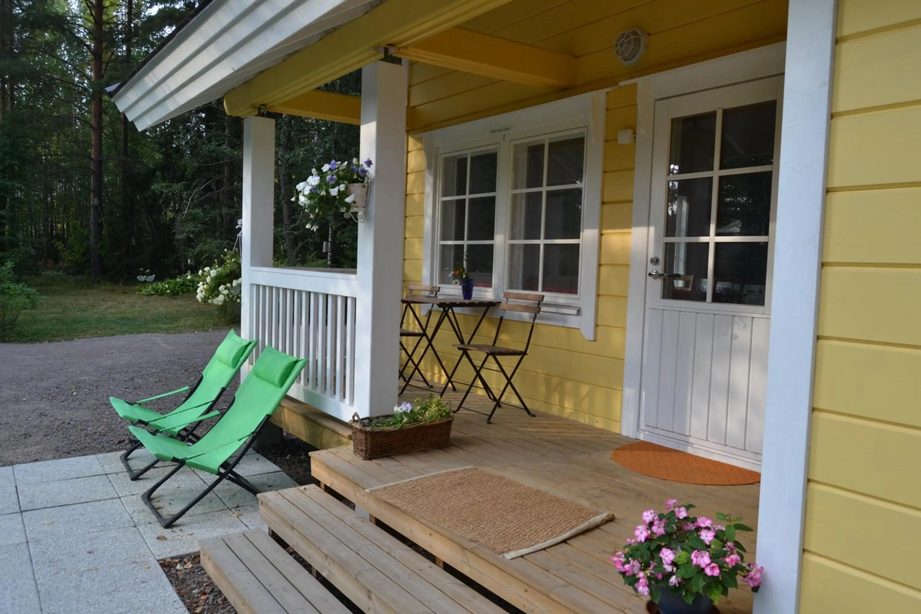 Balcony/Terrace in Pikku Torppa Cottage