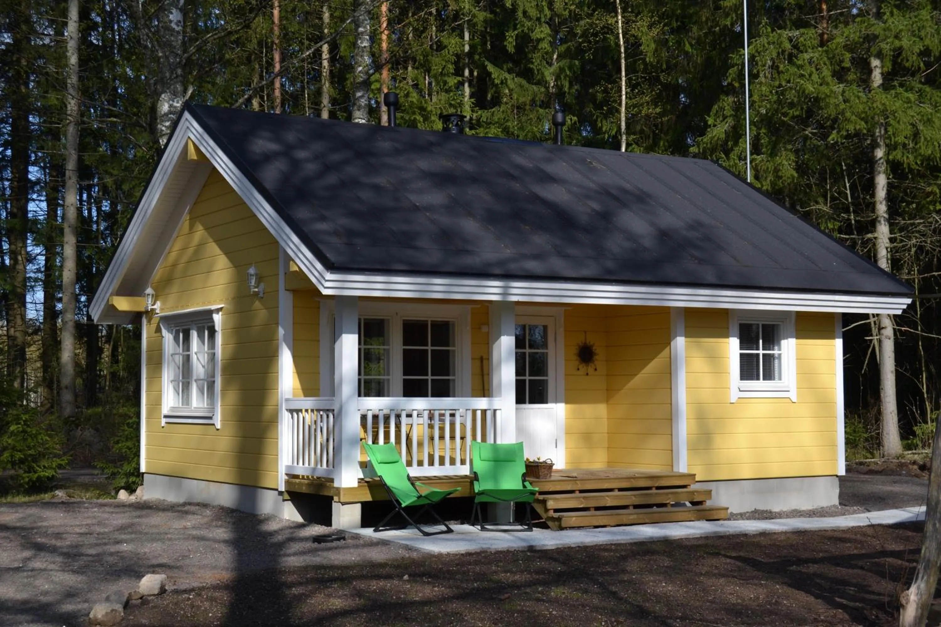 Facade/entrance in Pikku Torppa Cottage