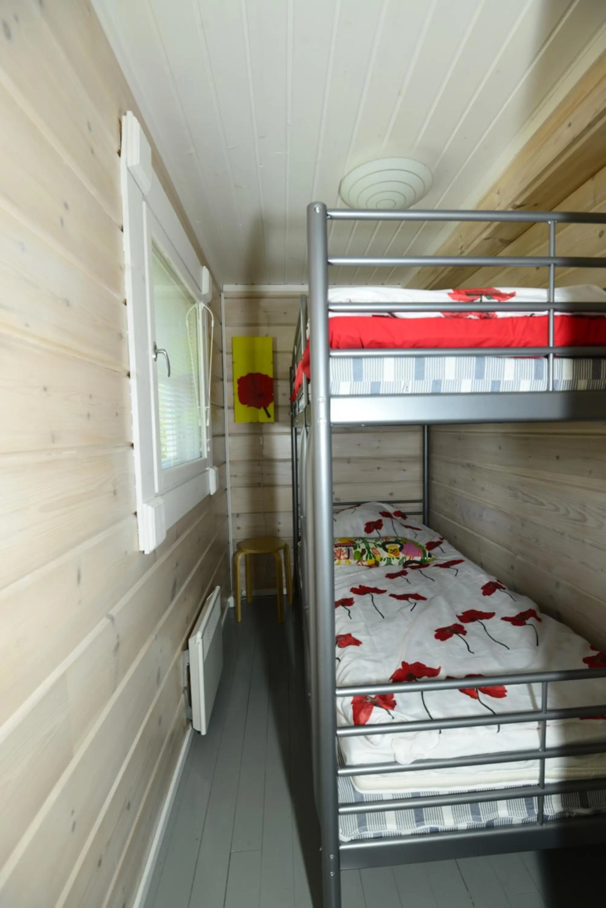 Bed in Pikku Torppa Cottage