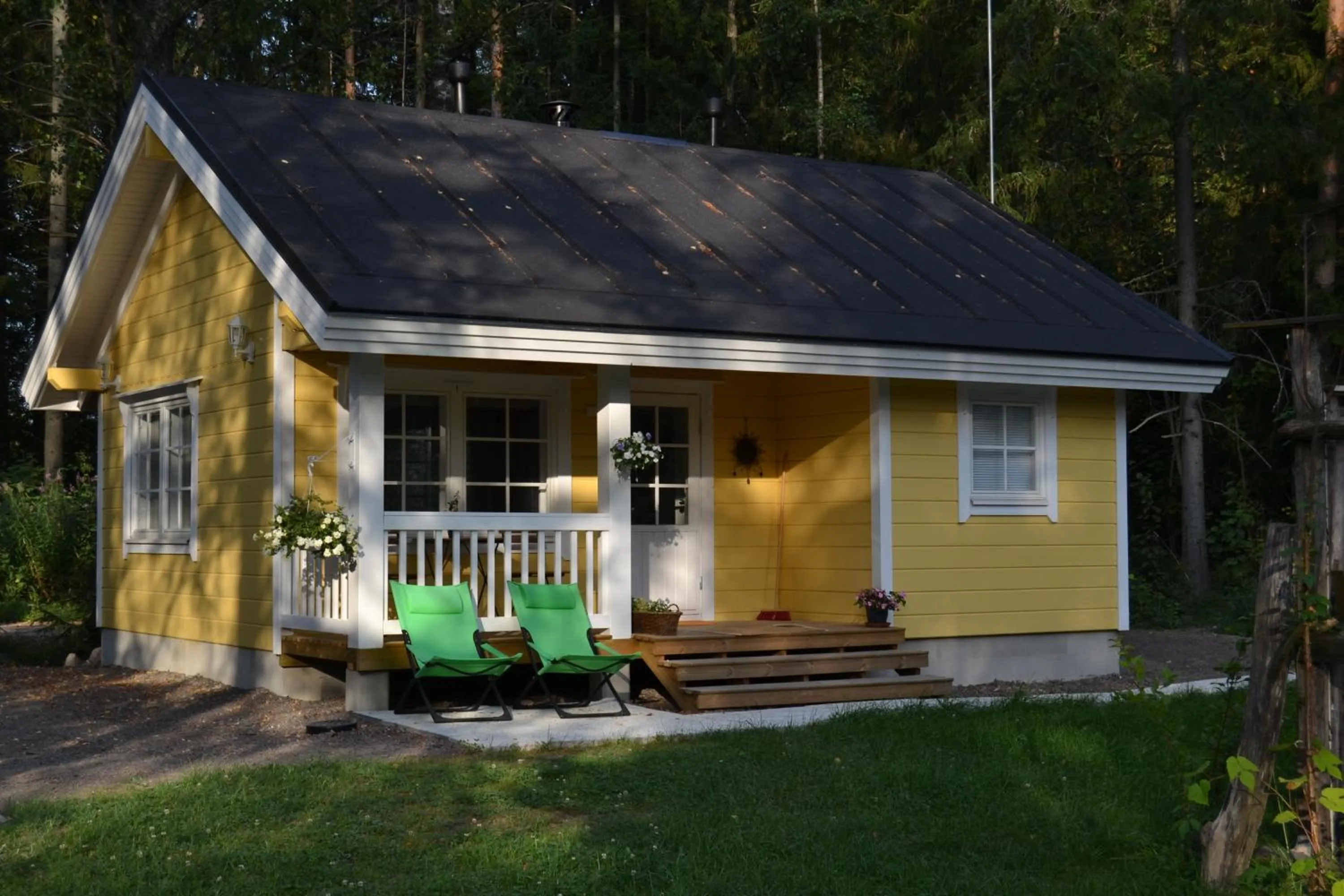Facade/entrance in Pikku Torppa Cottage
