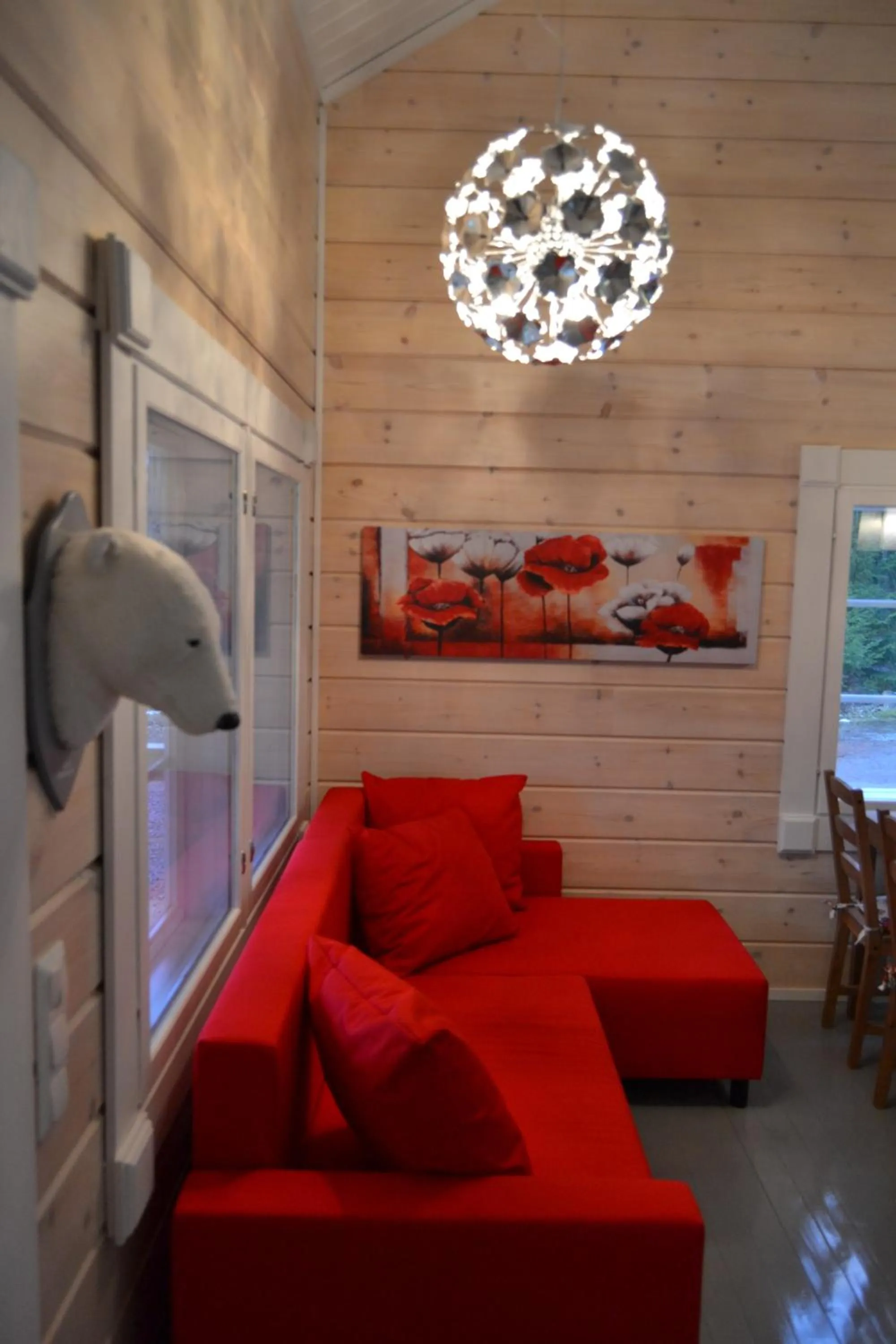 Living room in Pikku Torppa Cottage