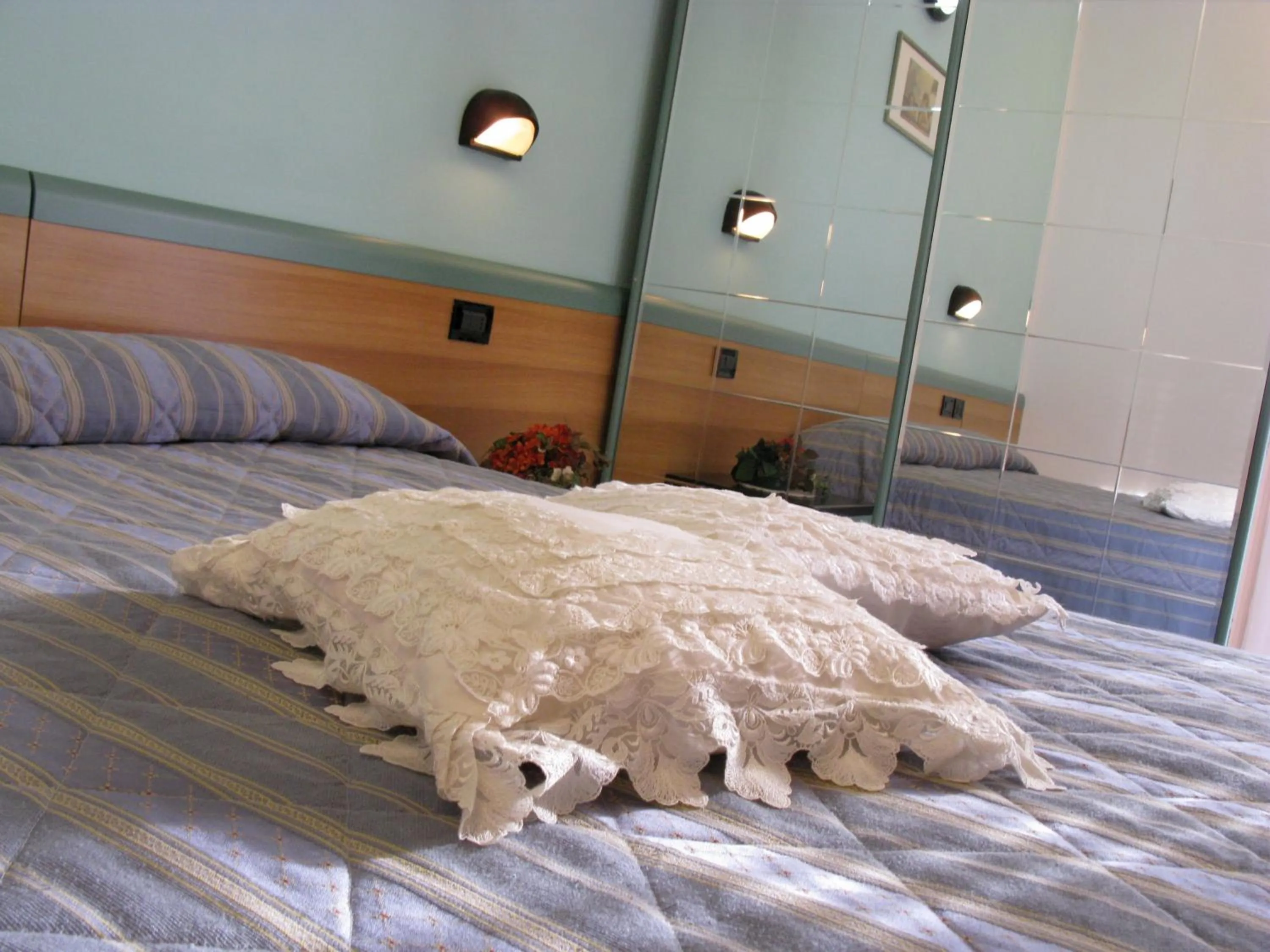 Decorative detail, Bed in Hotel Villa Luigia