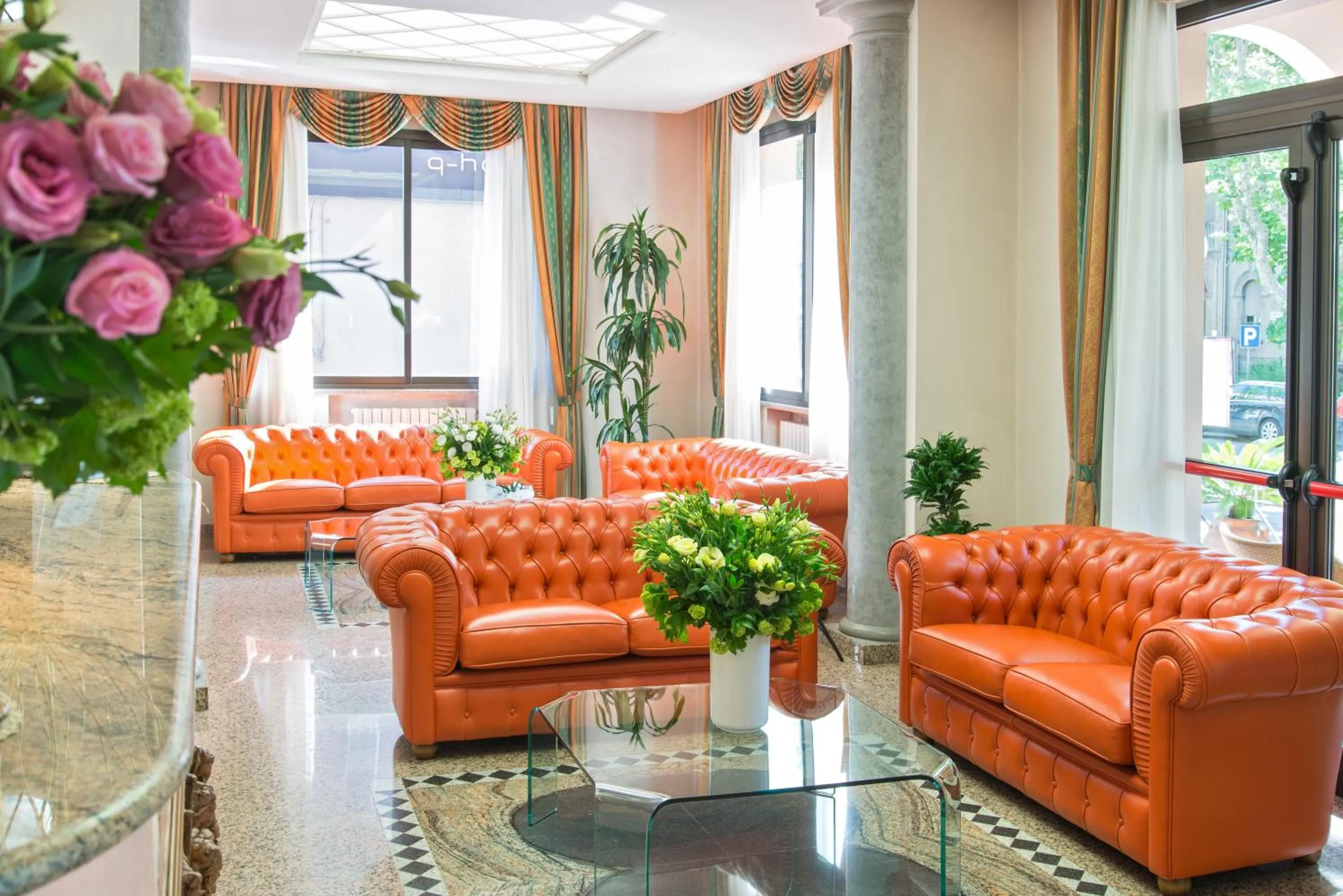 Lobby or reception in Hotel Villa Luigia