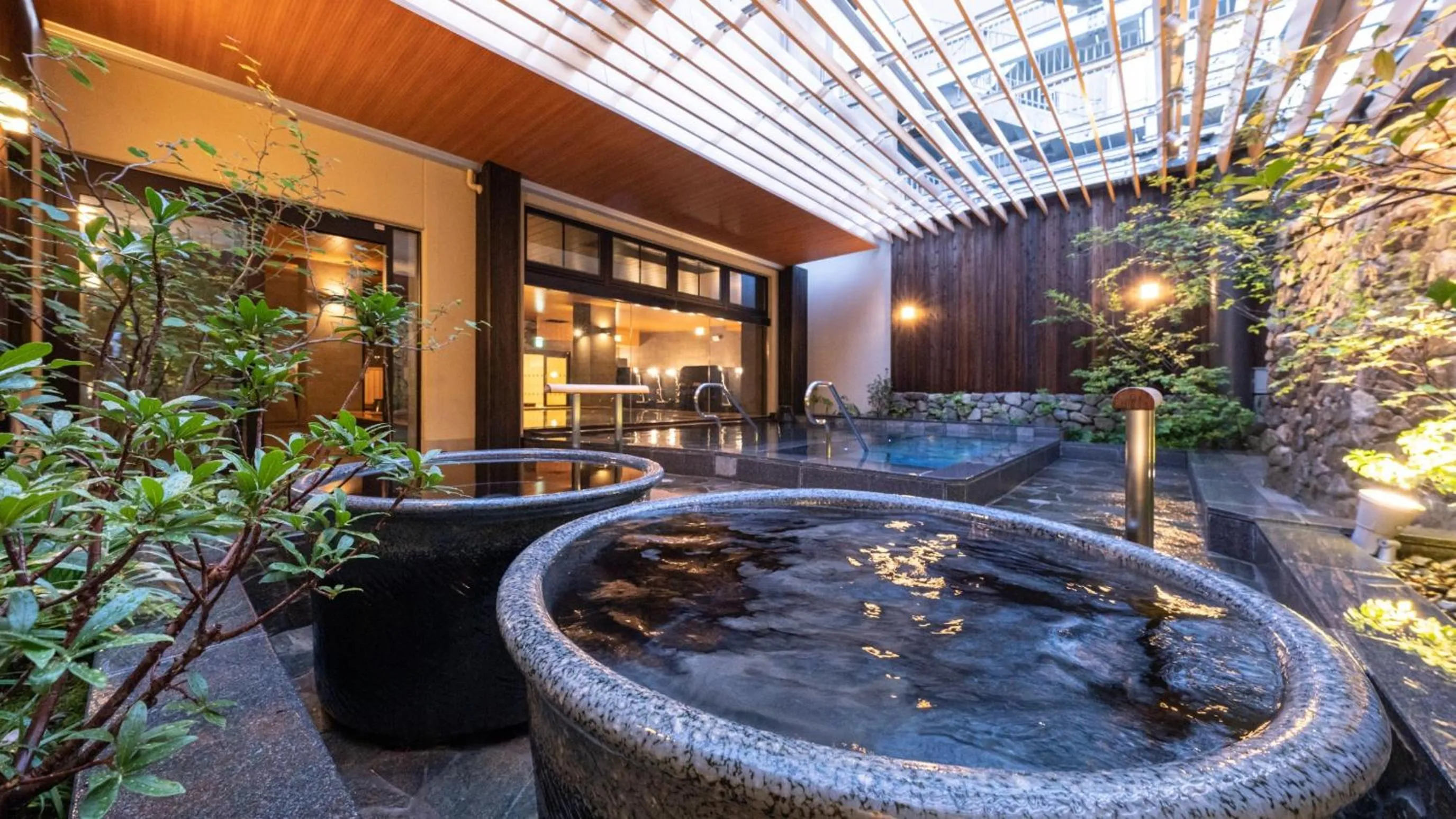 Hot Spring Bath in Onn Yuda Onsen