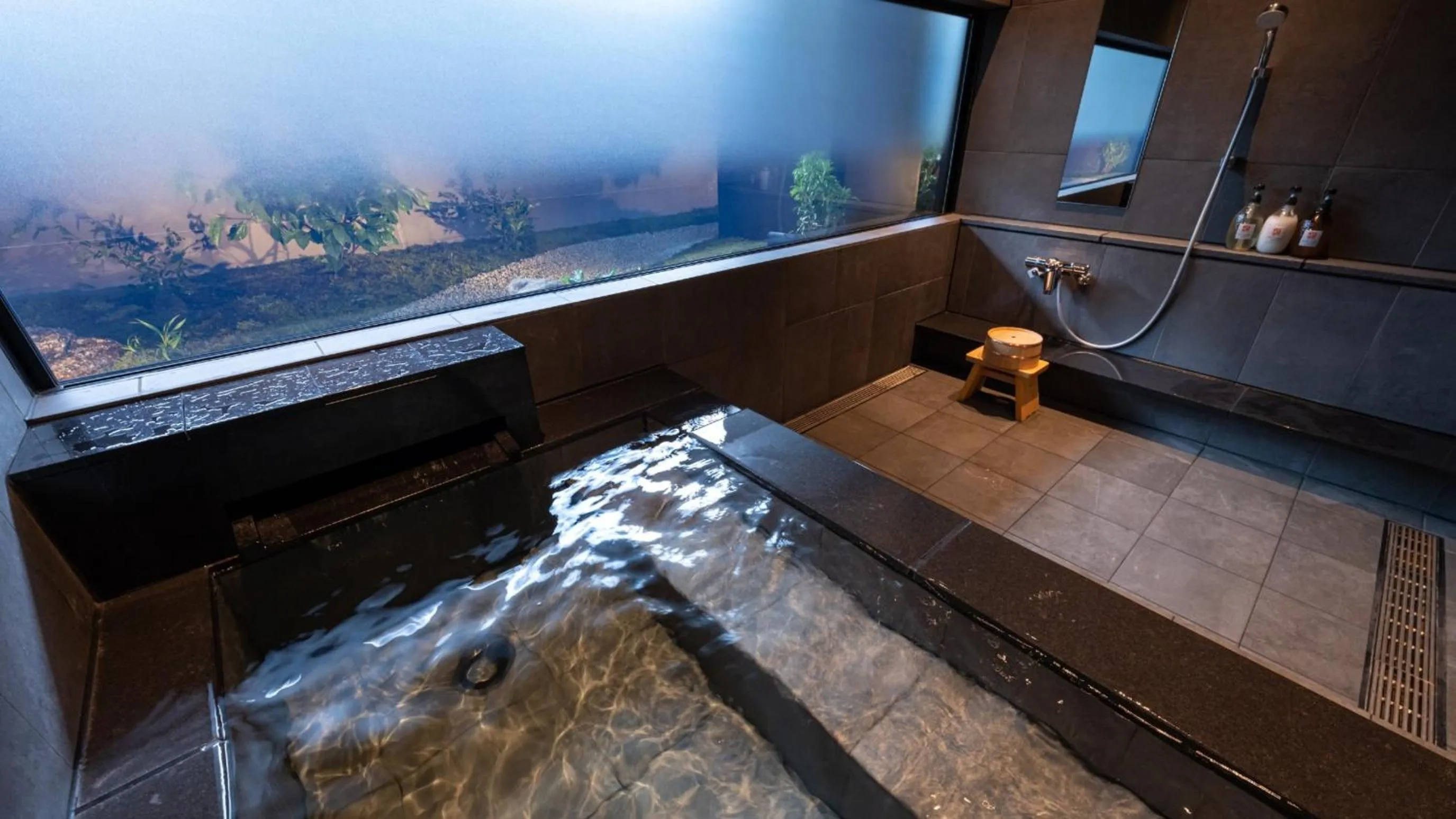 Hot Spring Bath in Onn Yuda Onsen