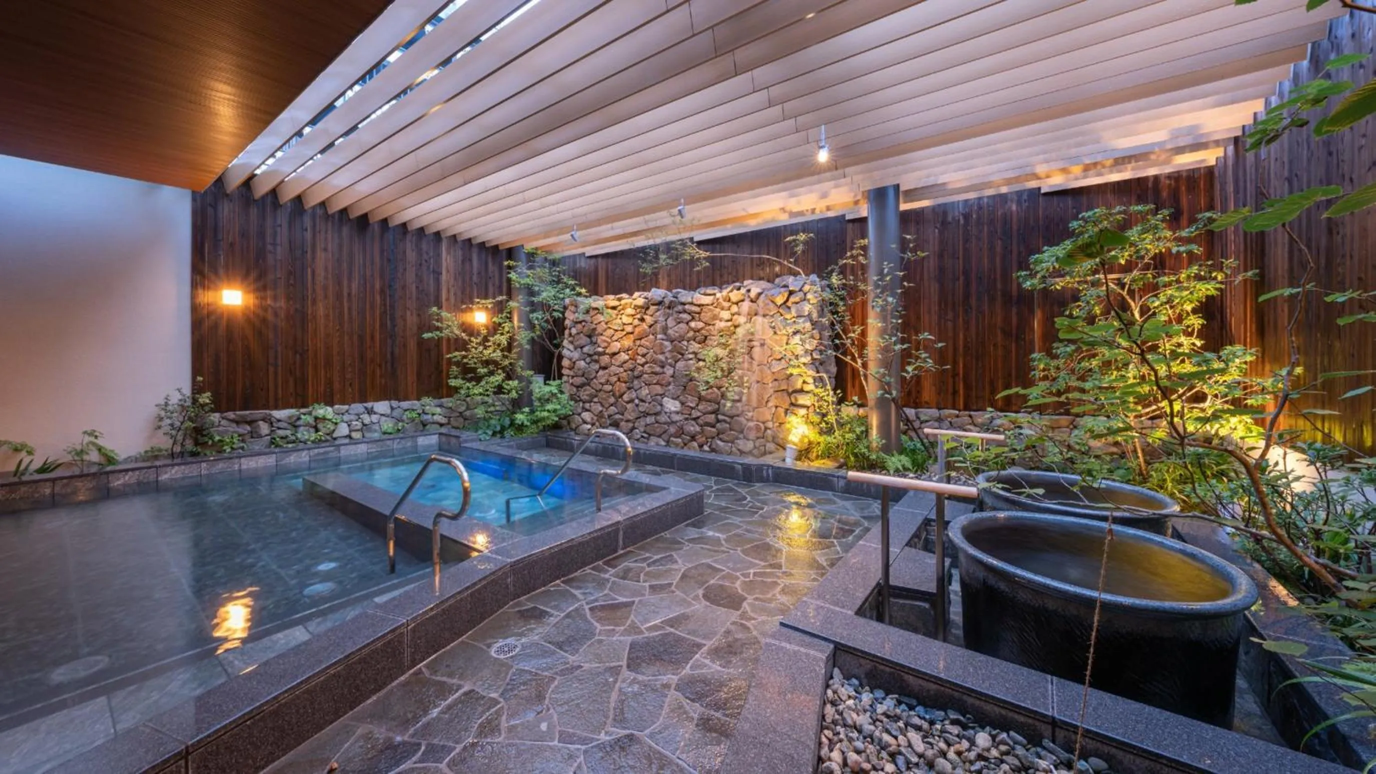 Open Air Bath in Onn Yuda Onsen