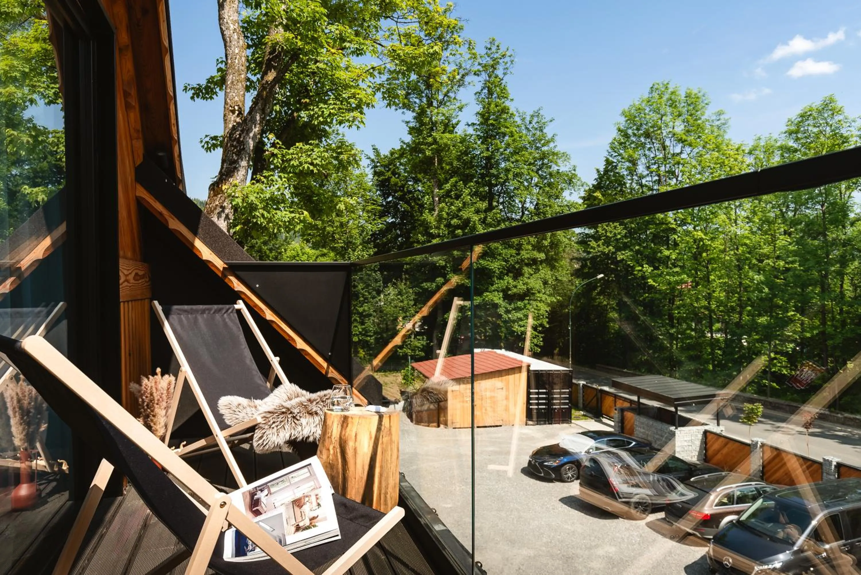Balcony/Terrace in Villa T Apartments & SPA