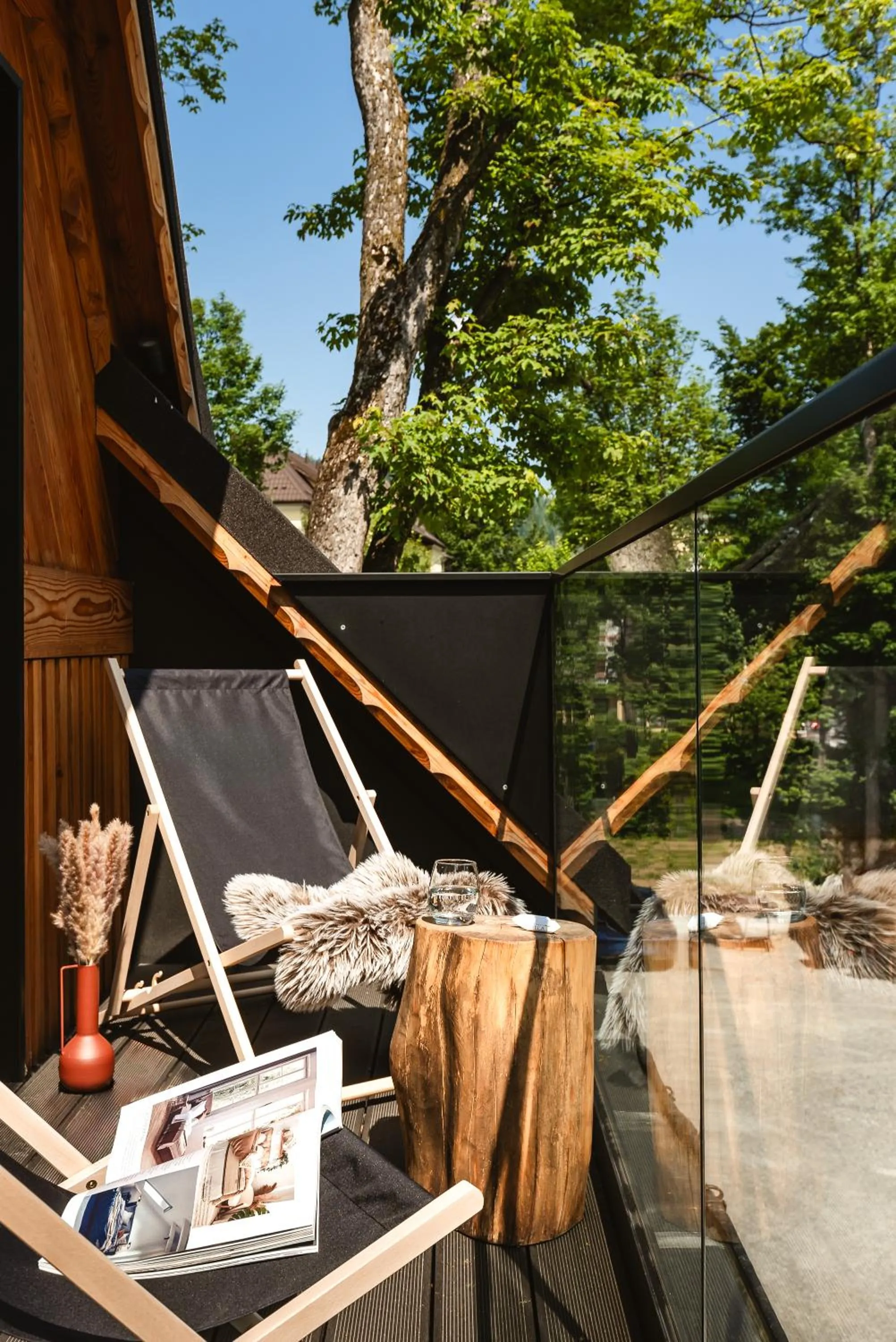 Balcony/Terrace in Villa T Apartments & SPA