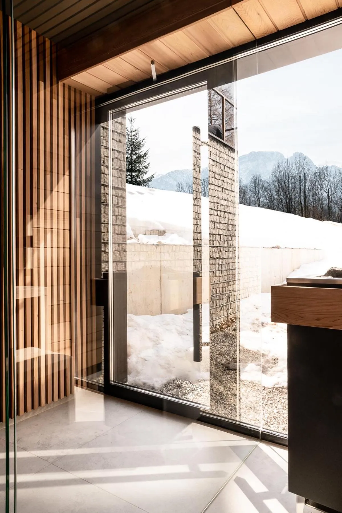 Sauna in Villa T Apartments & SPA