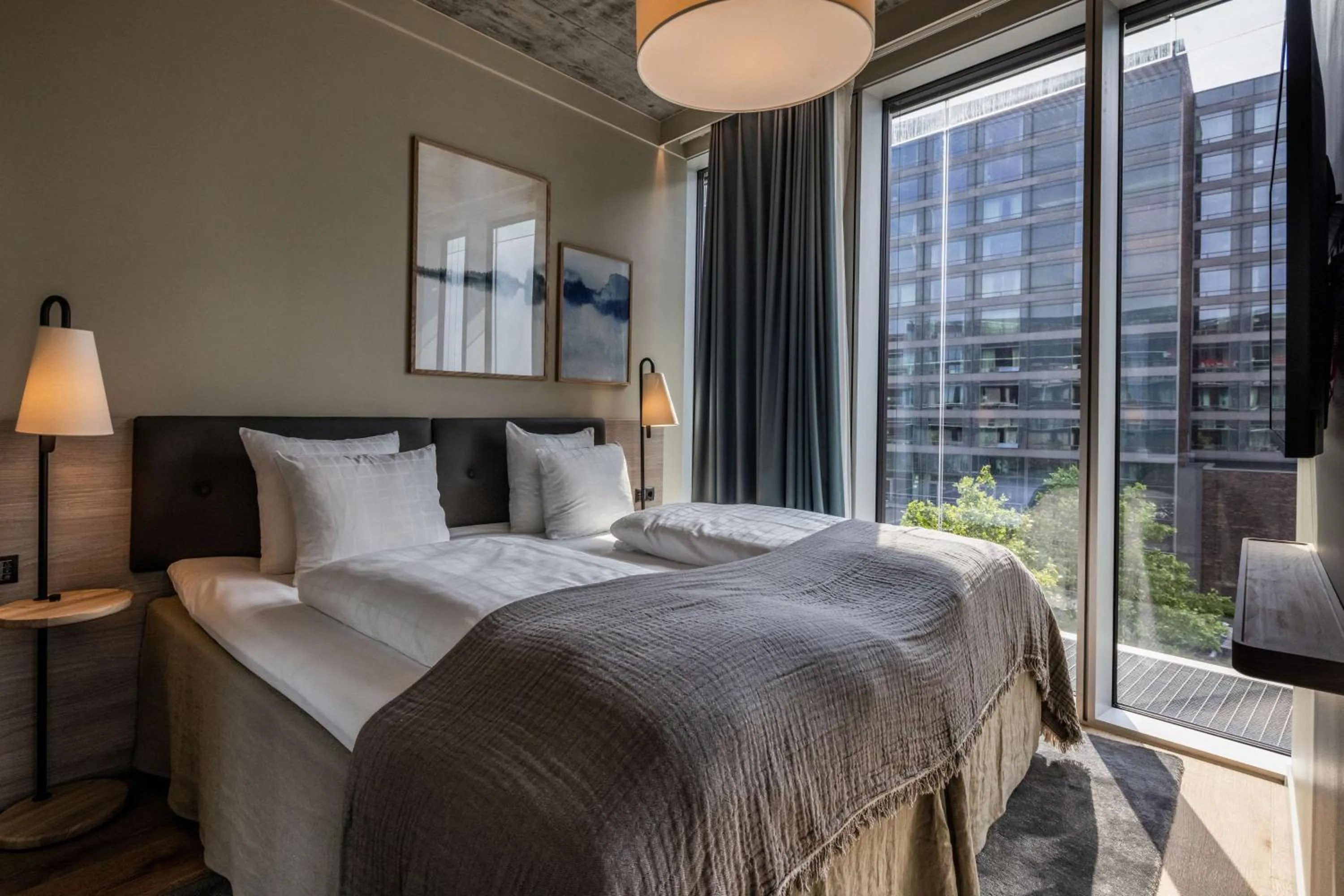 Bedroom, Bed in Scandic Spectrum