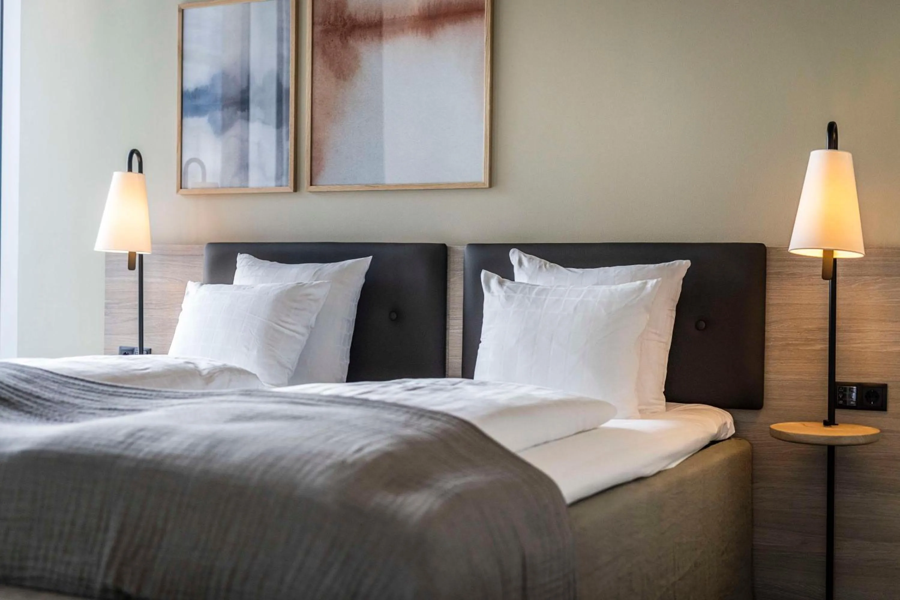 Bedroom, Bed in Scandic Spectrum