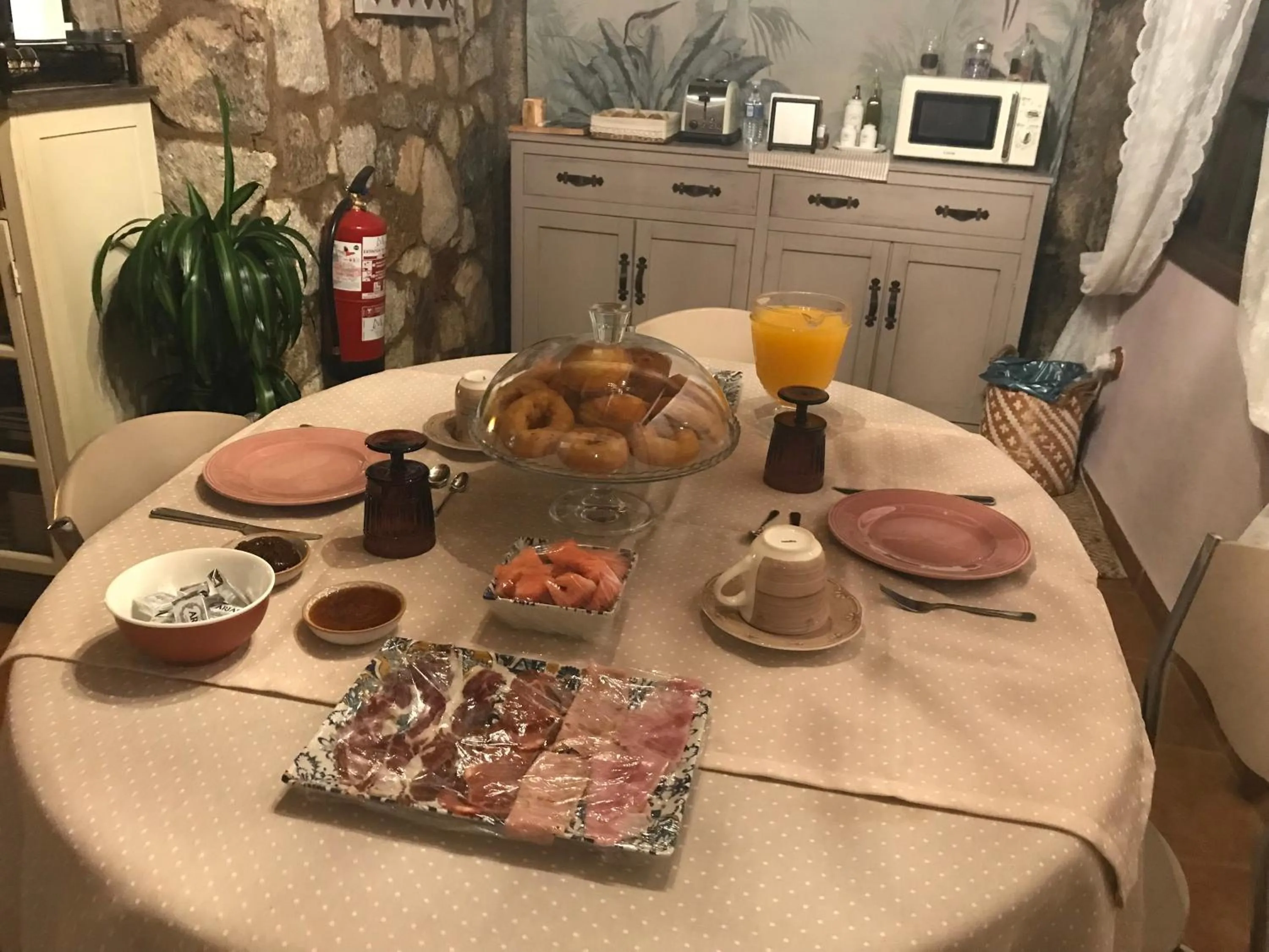 Dining area in Finca Vergel