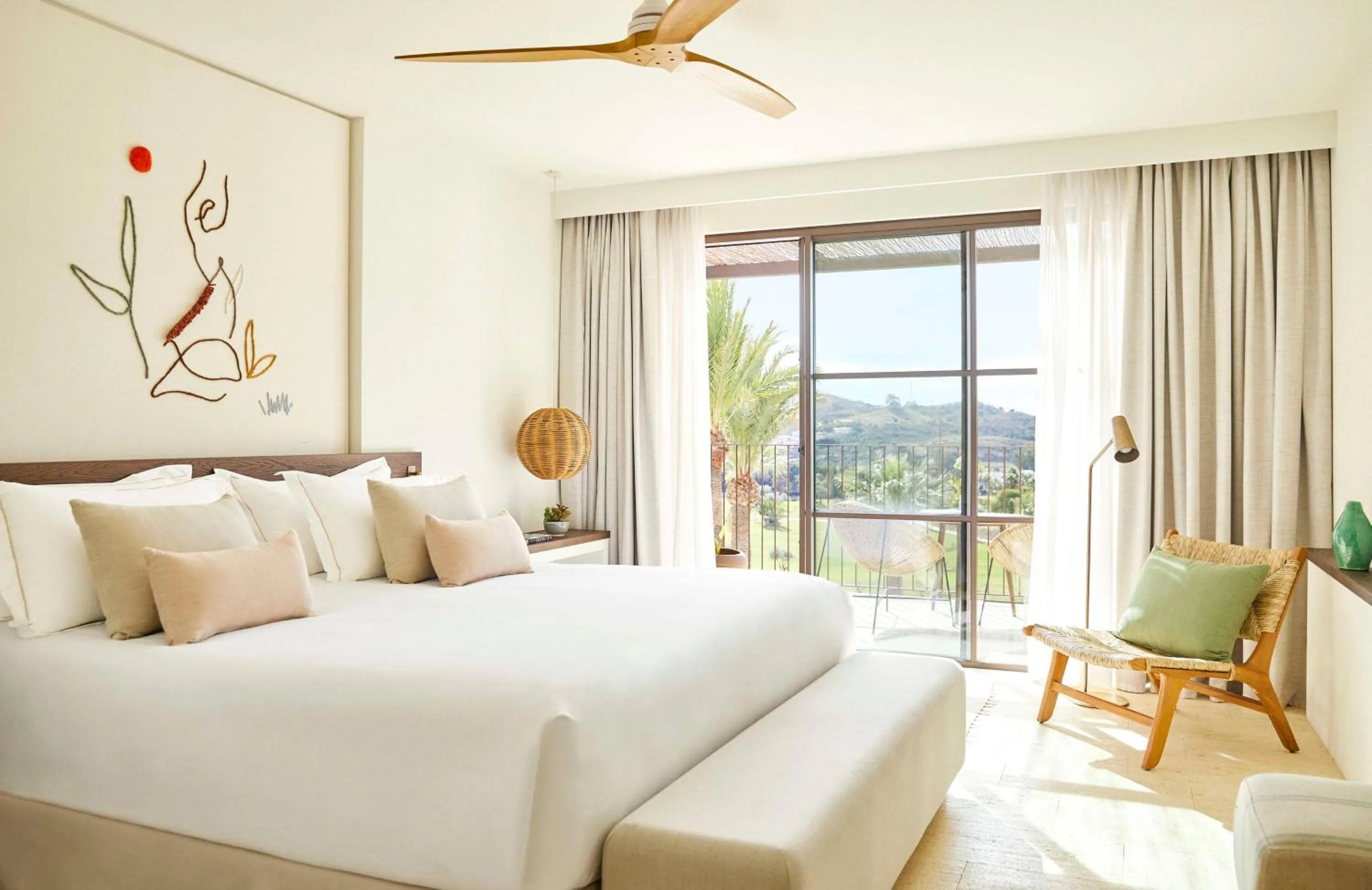 Bedroom, Bed in La Zambra Resort Mijas - Marbella - The Unbound Collection by Hyatt