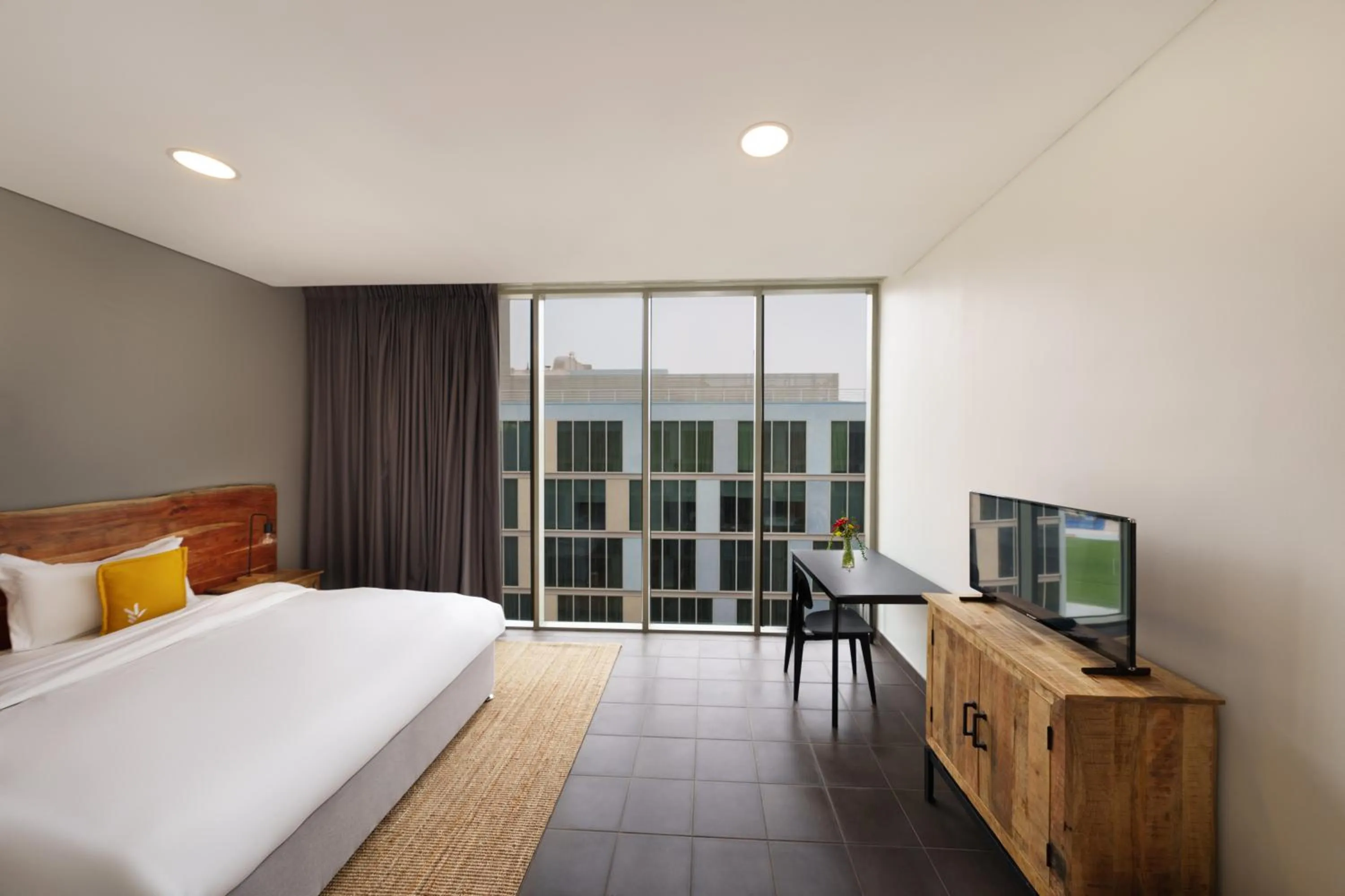 Photo of the whole room, Bed in Emirates Sports Hotel, Dubai Sports City