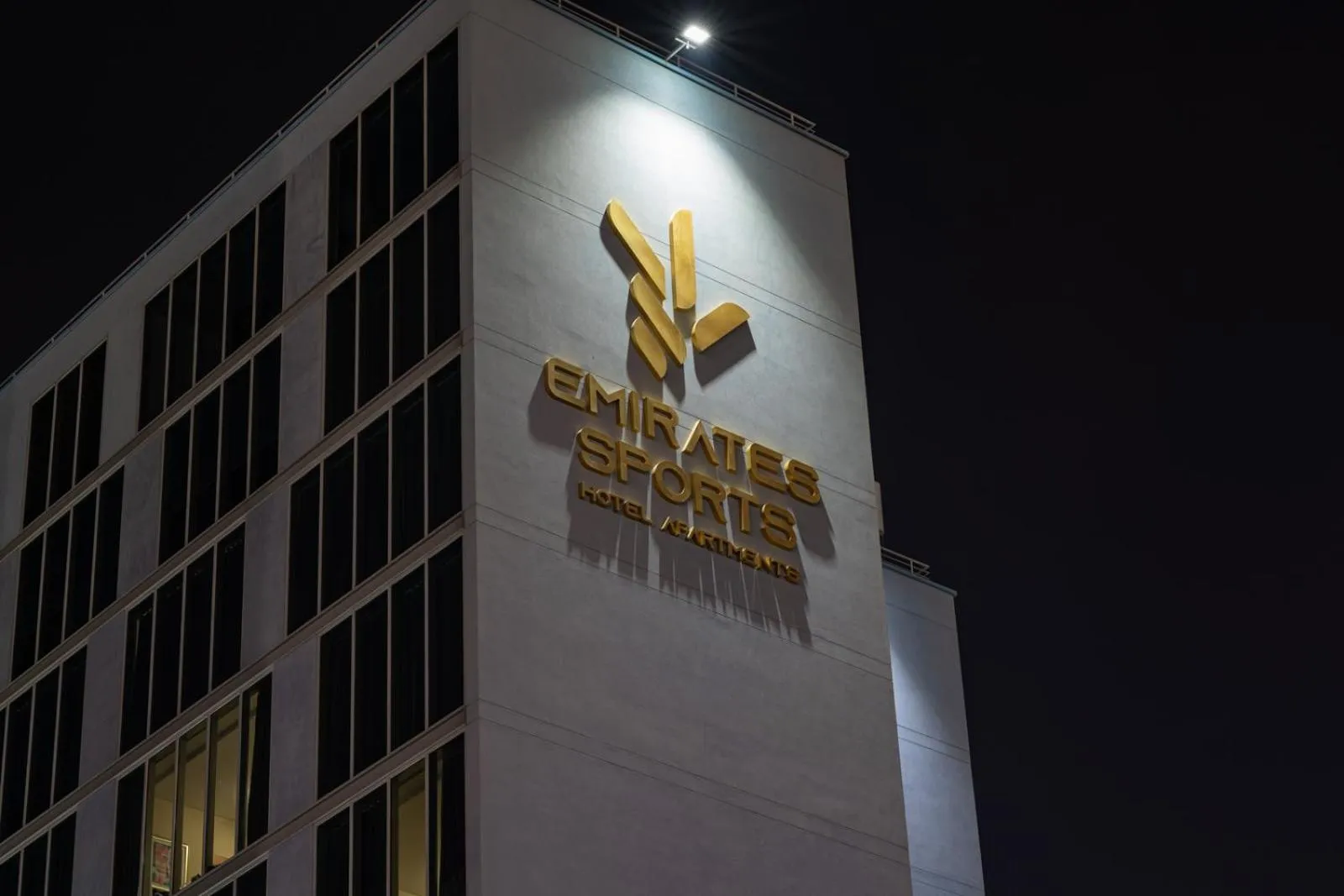 Night in Emirates Sports Hotel, Dubai Sports City