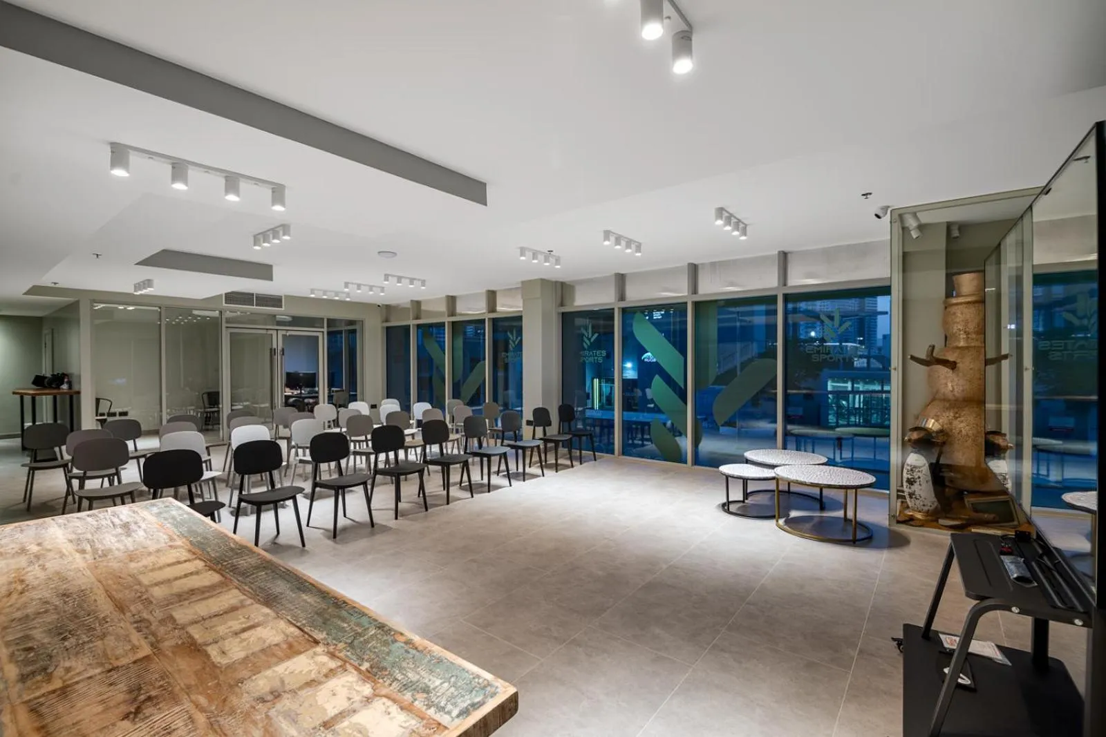 Seating area in Emirates Sports Hotel, Dubai Sports City