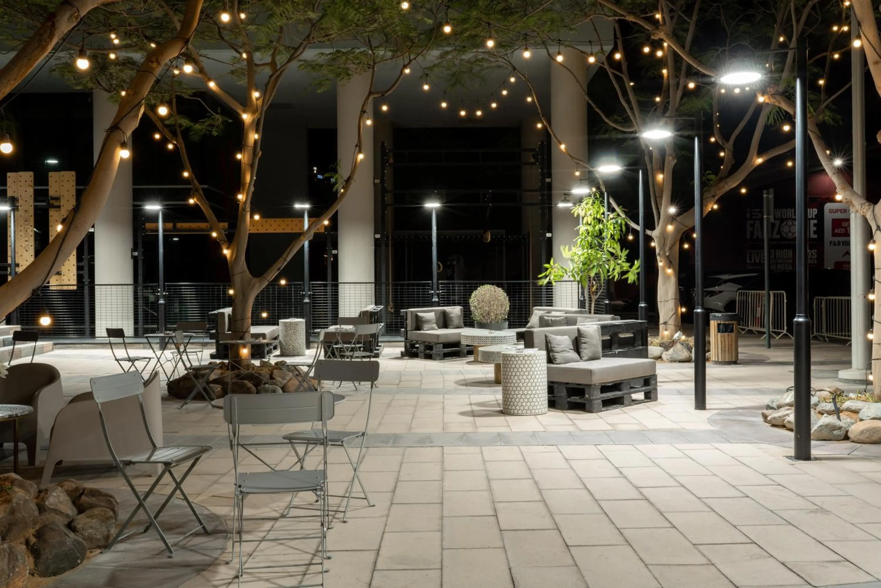 Night in Emirates Sports Hotel, Dubai Sports City