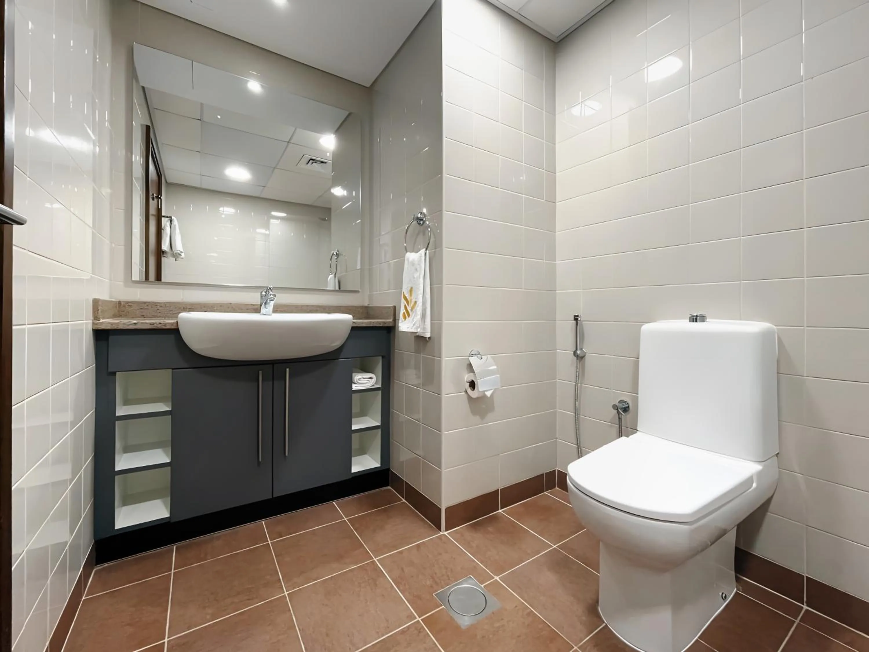 Bathroom in Emirates Sports Hotel, Dubai Sports City