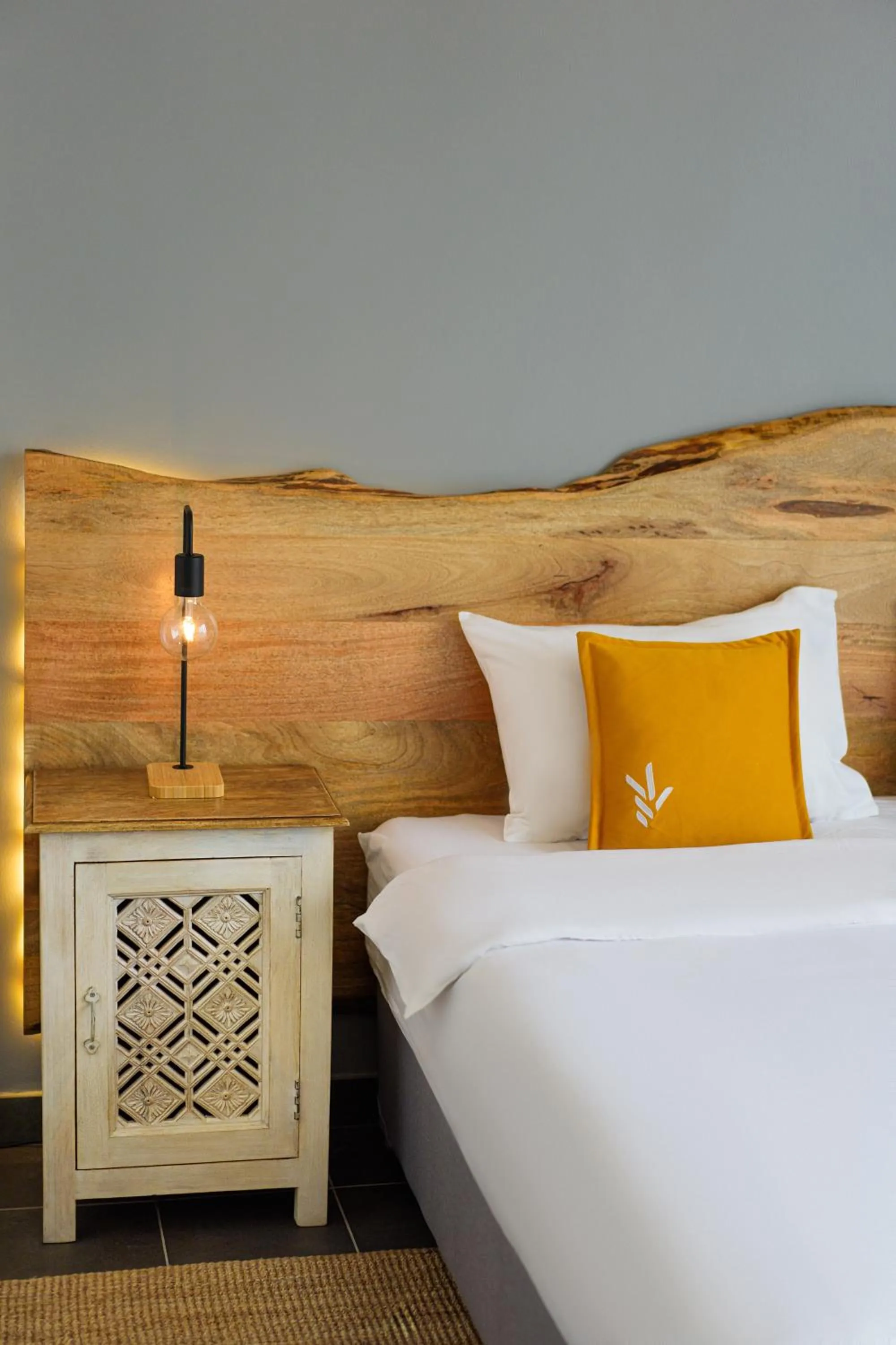 Bed in Emirates Sports Hotel, Dubai Sports City