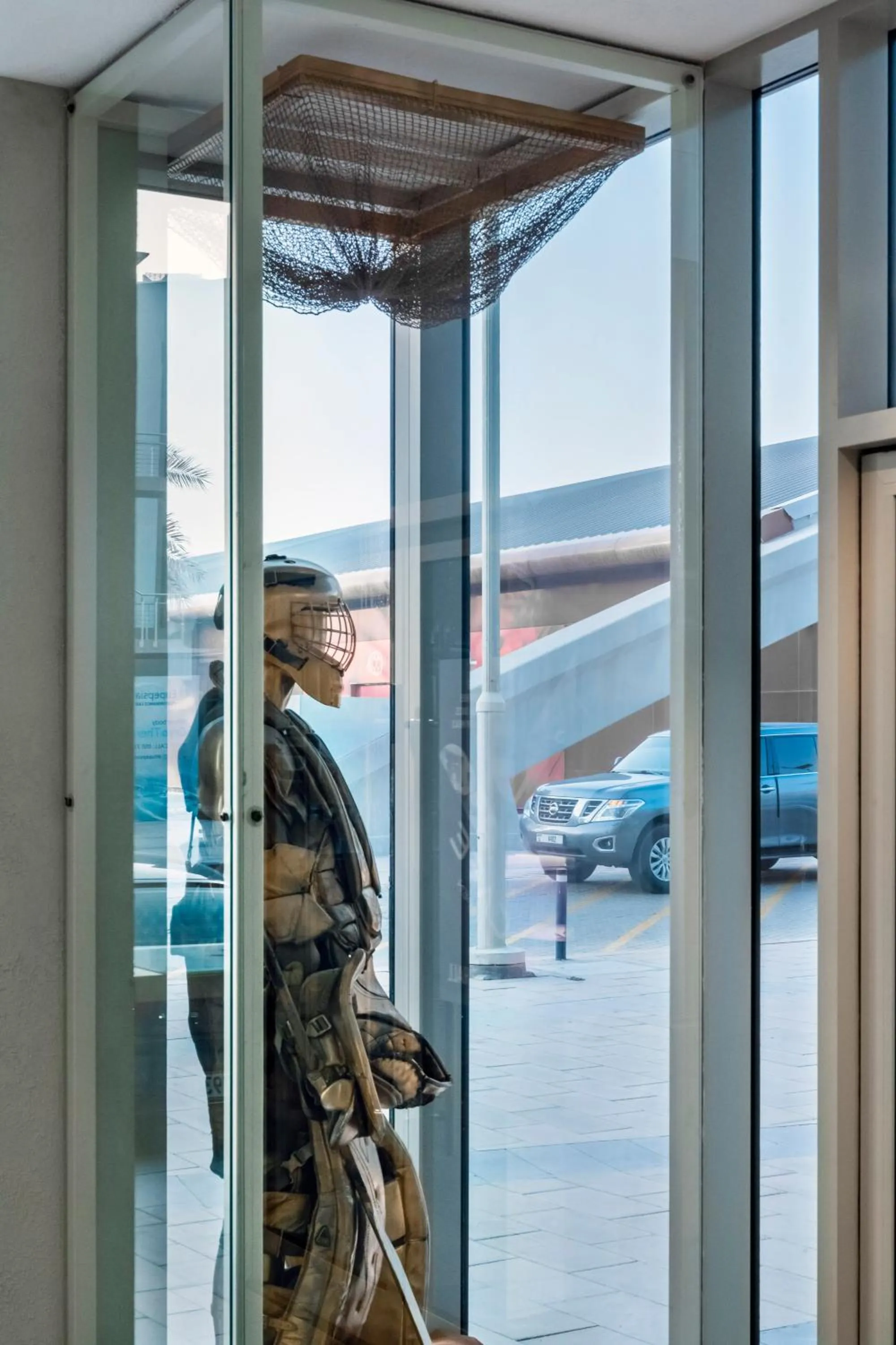 Decorative detail in Emirates Sports Hotel, Dubai Sports City