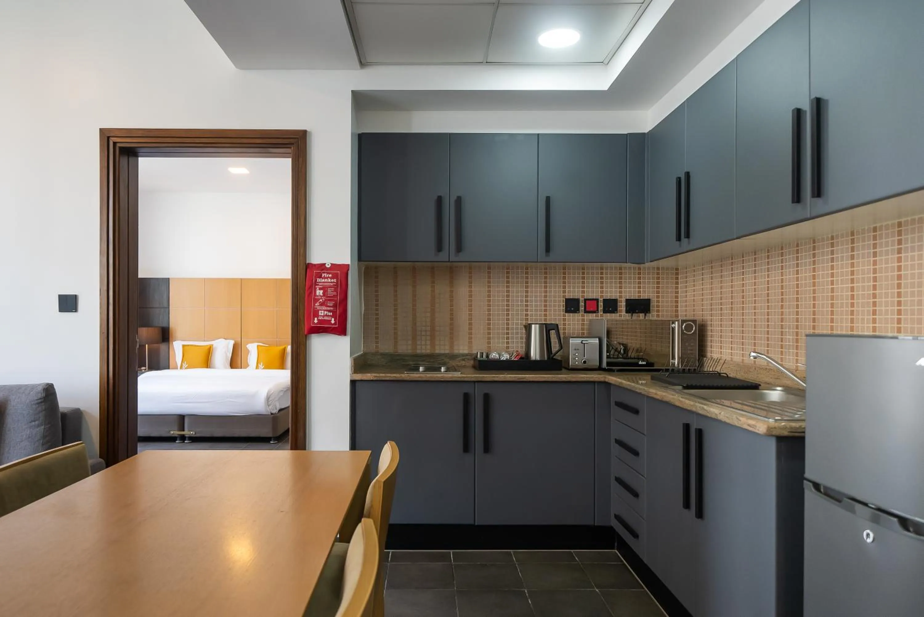 Kitchen or kitchenette in Emirates Sports Hotel, Dubai Sports City