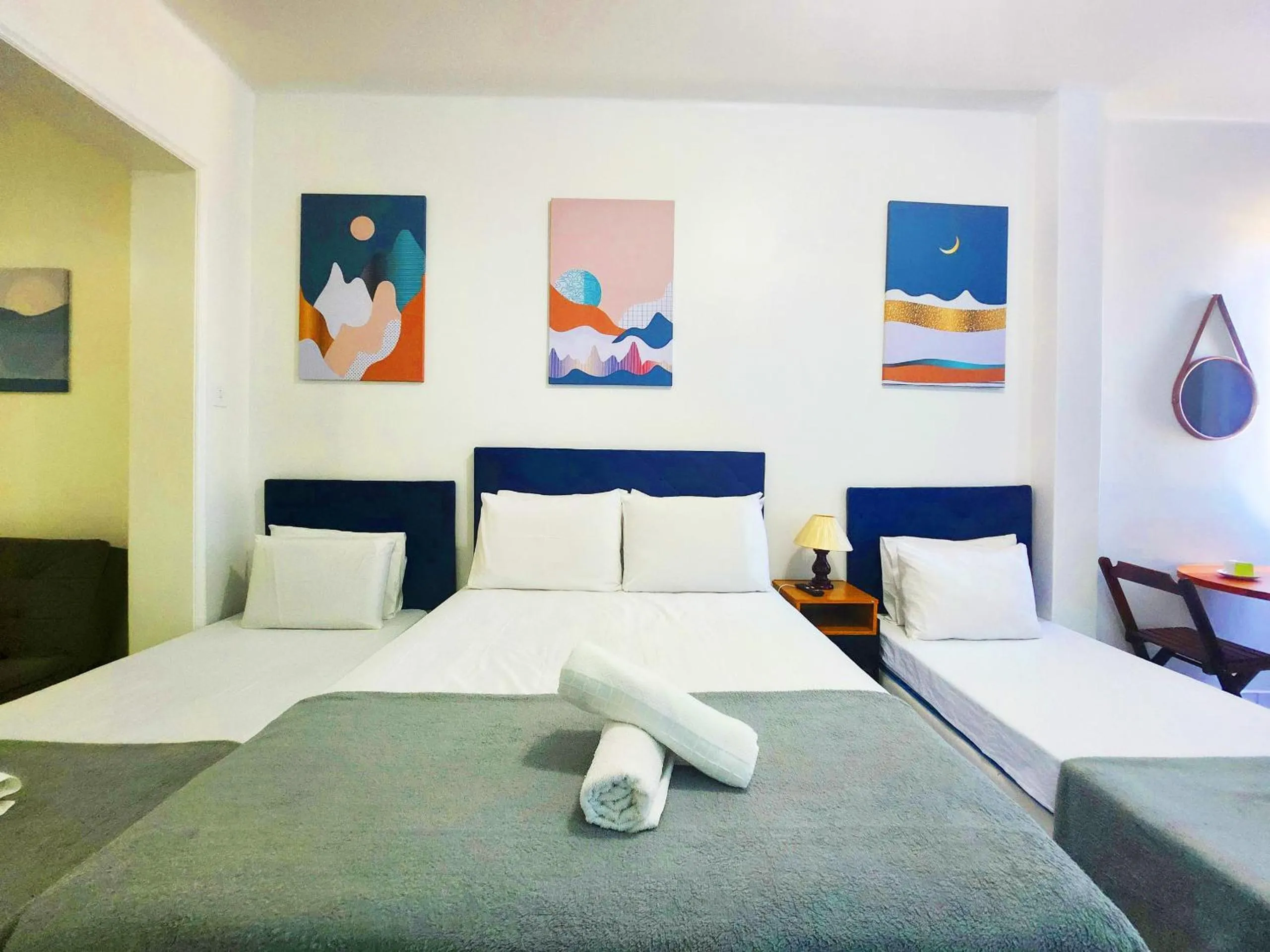 Bed in Studio com Vista da Praia Ar, Wi-fi TC501