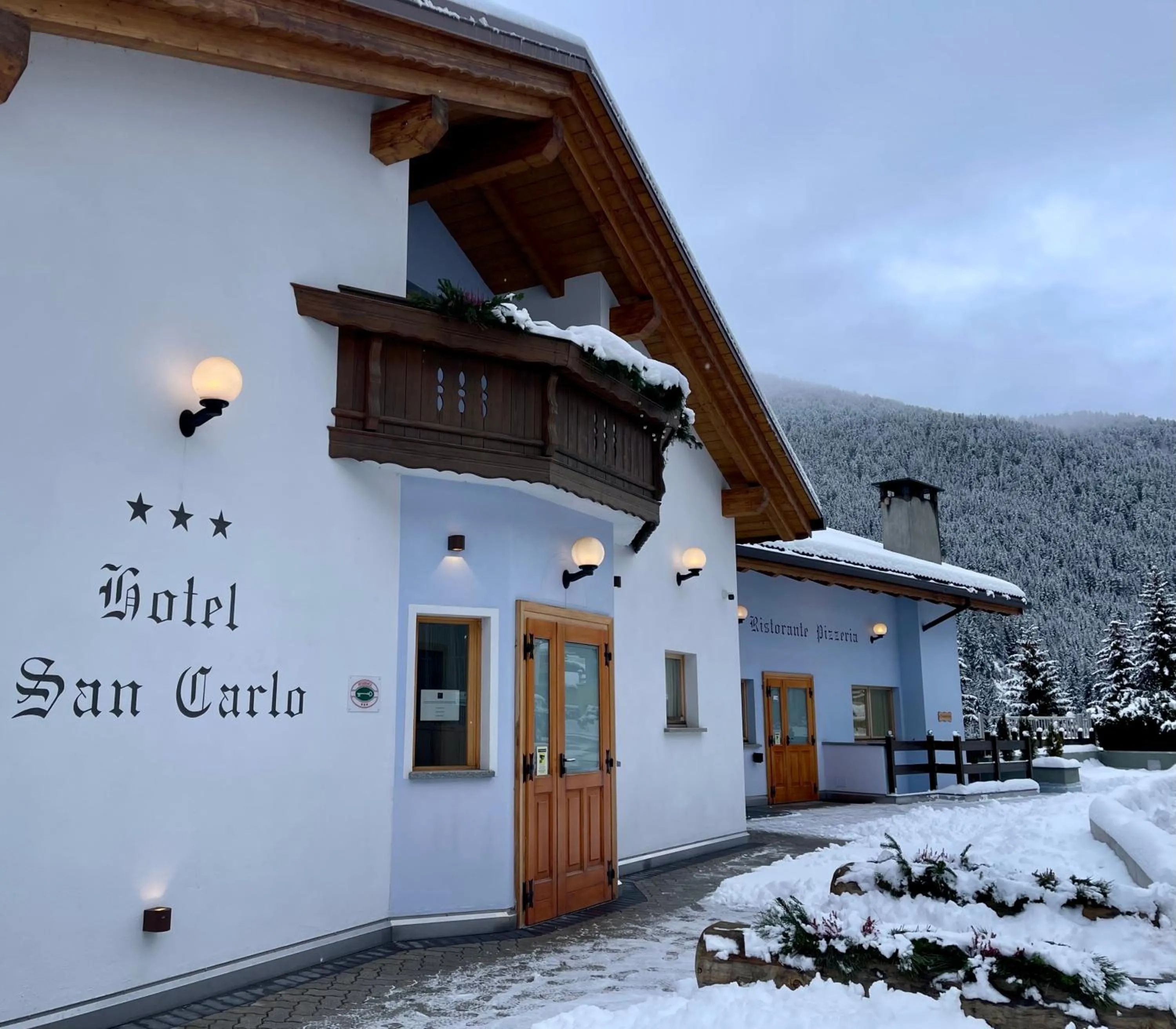 Property building in Hotel San Carlo, tra Bormio e Livigno